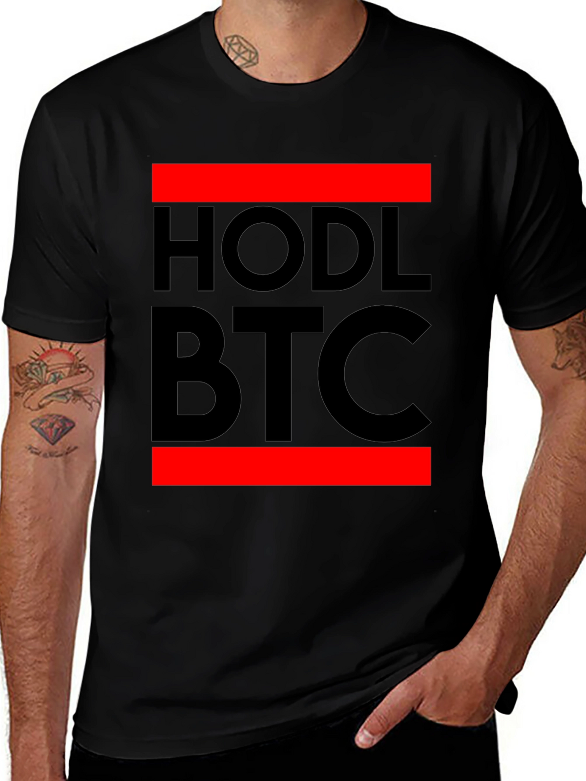 HODL BTC Graphic Tee - Crypto Enthusiast T-Shirt