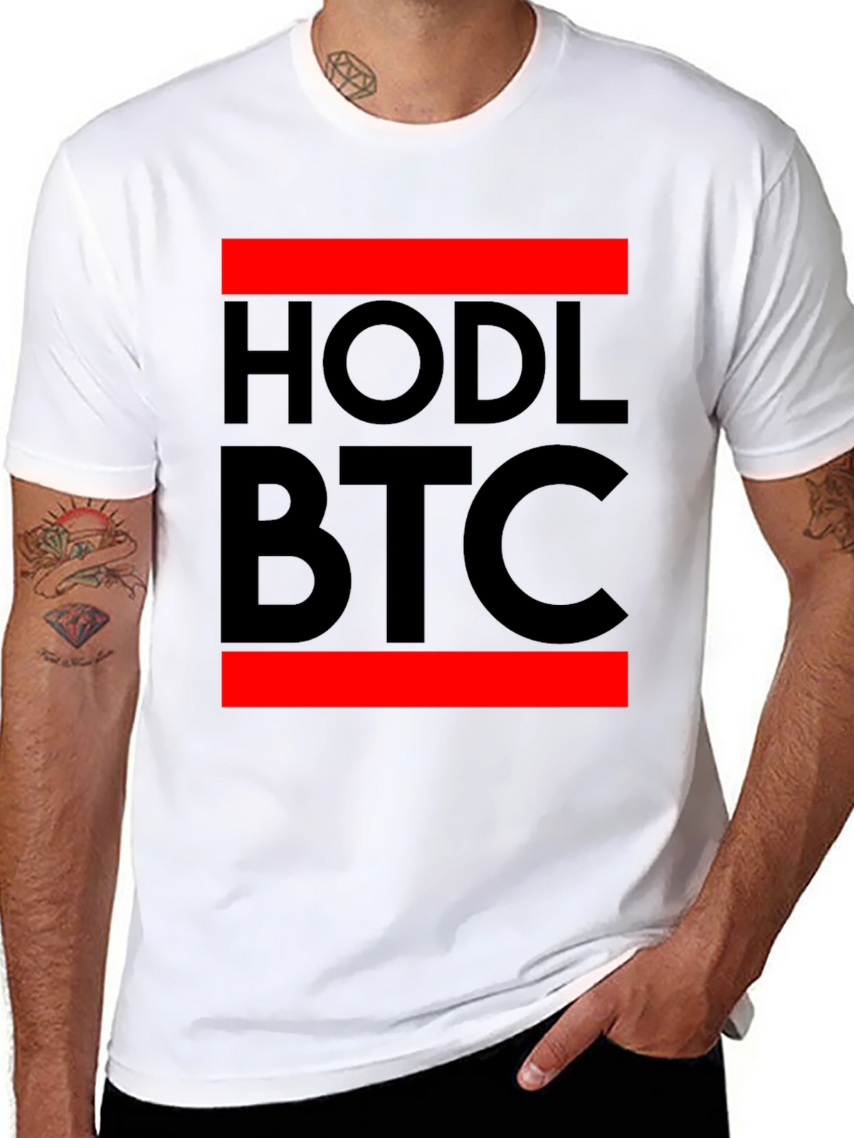 HODL BTC Graphic Tee - Crypto Enthusiast T-Shirt