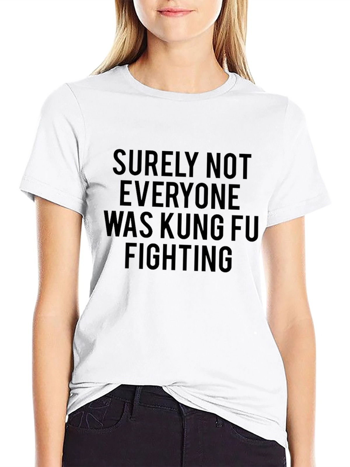 Kung Fu Fighting Funny Graphic Tee