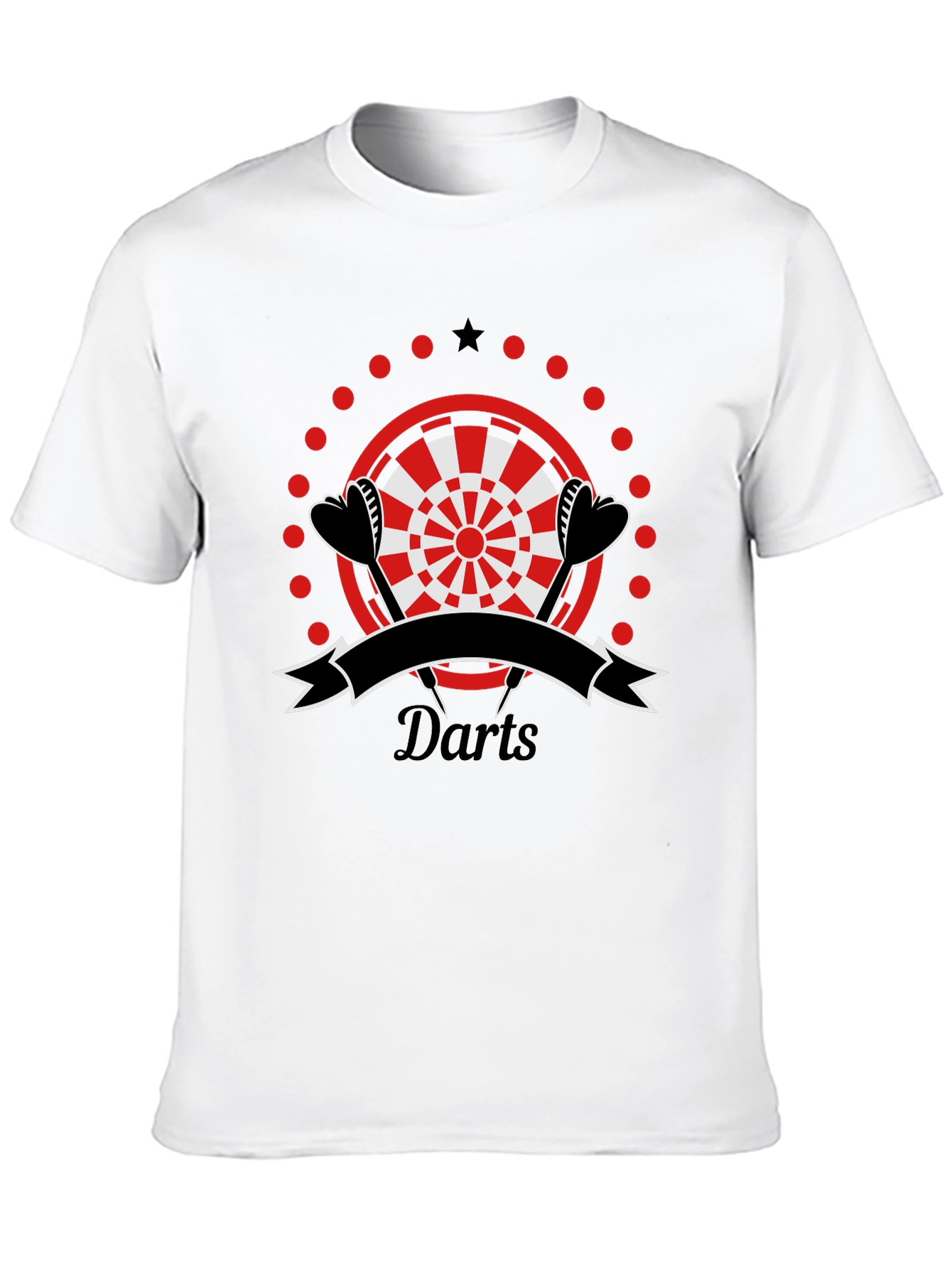 Darts Graphic T-Shirt | Sporty Casual Tee