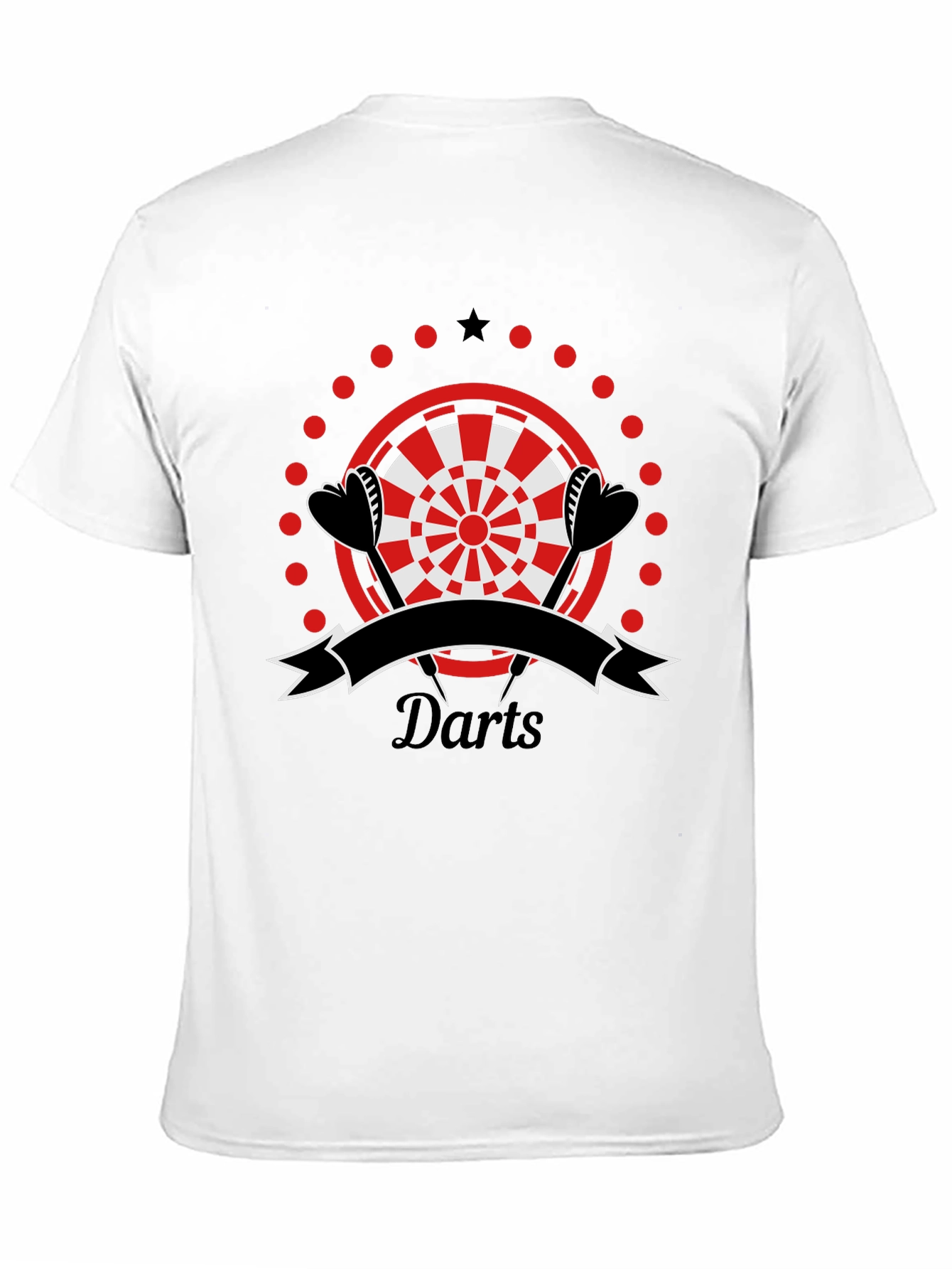 Darts Graphic T-Shirt | Sporty Casual Tee