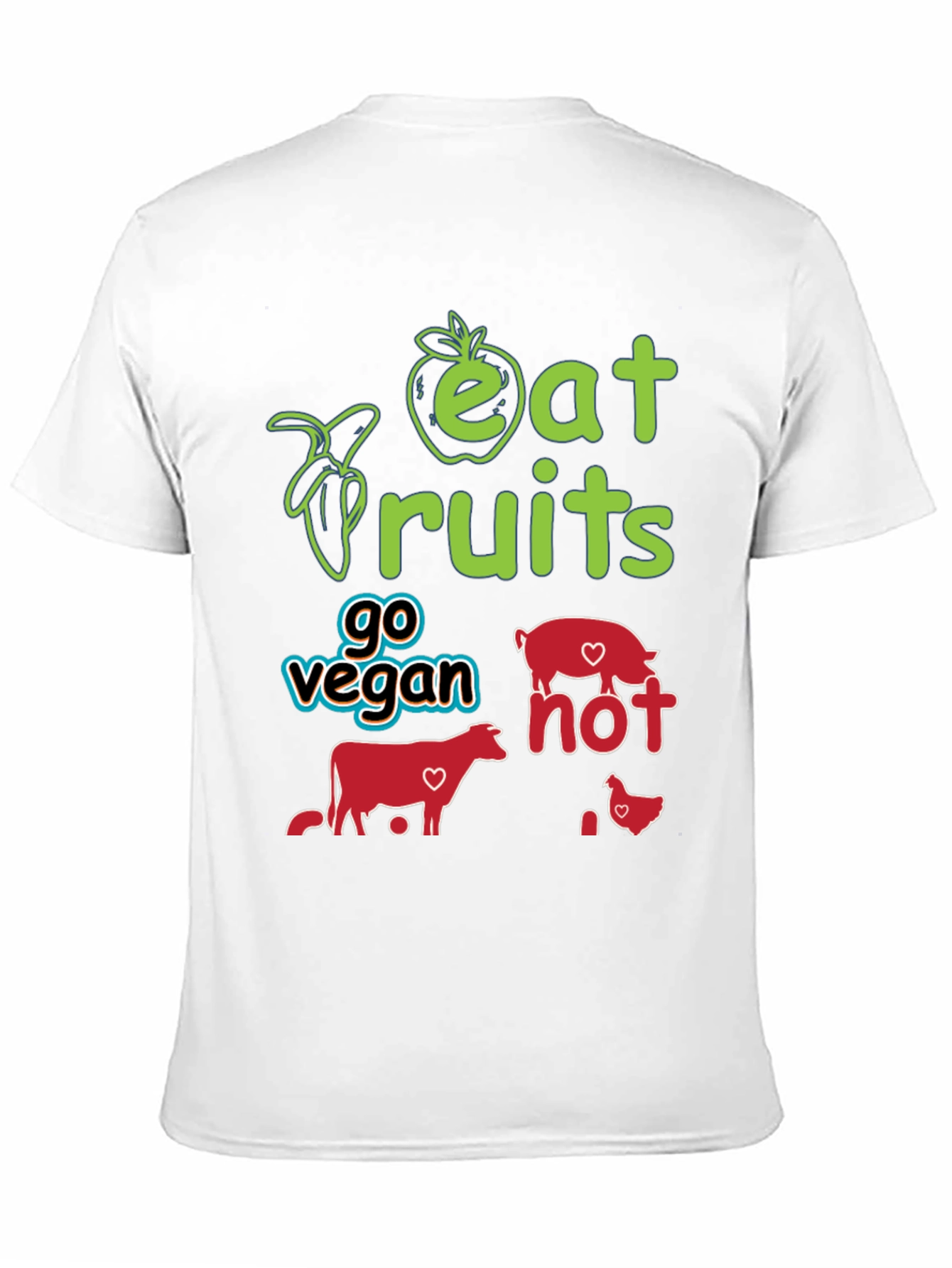 Eat Fruits Go Vegan T-Shirt