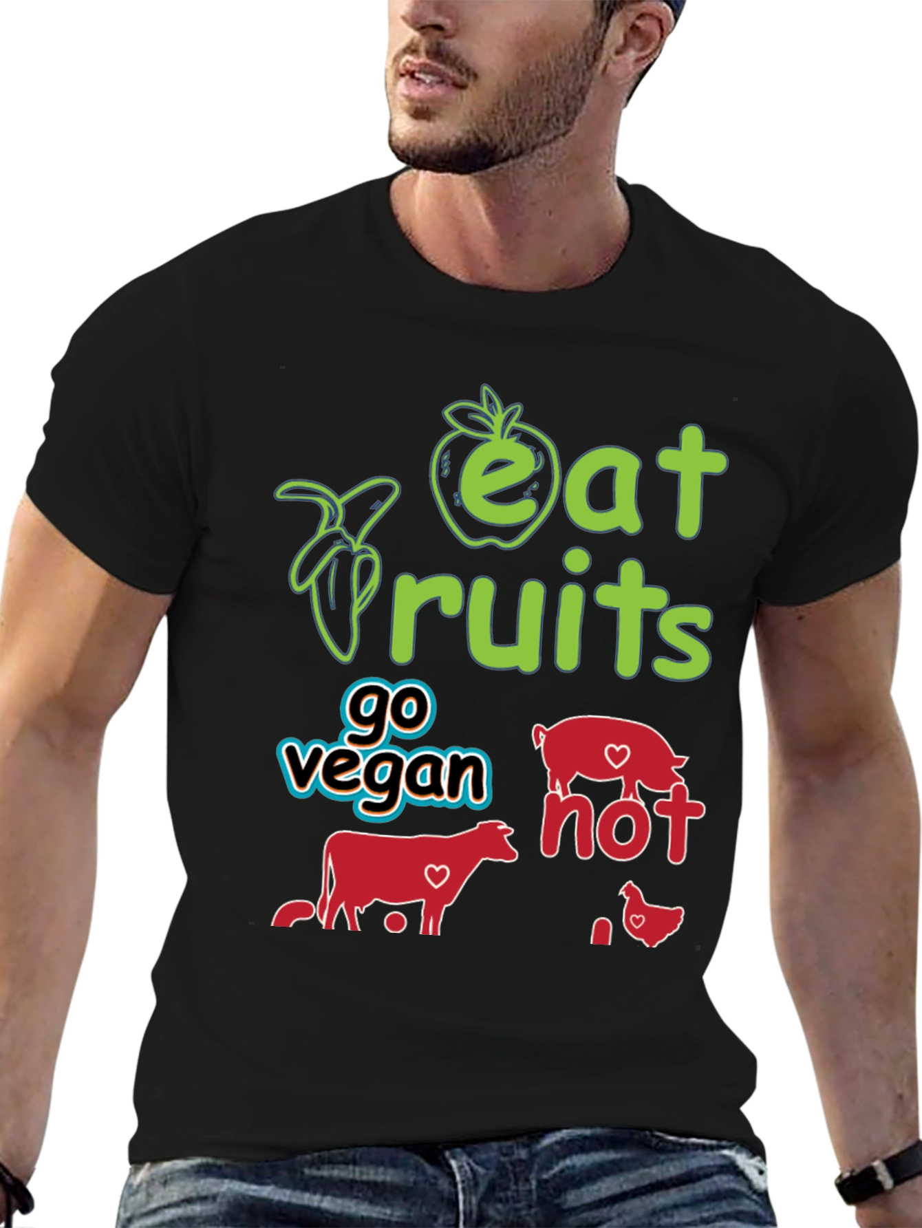 Eat Fruits Go Vegan T-Shirt