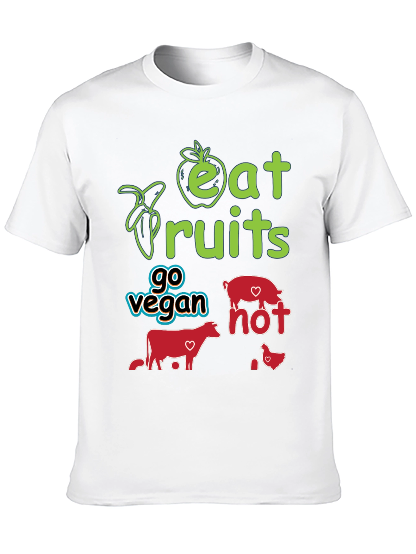 Eat Fruits Go Vegan T-Shirt