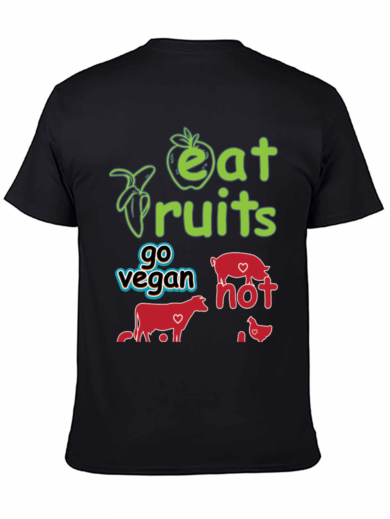 Eat Fruits Go Vegan T-Shirt