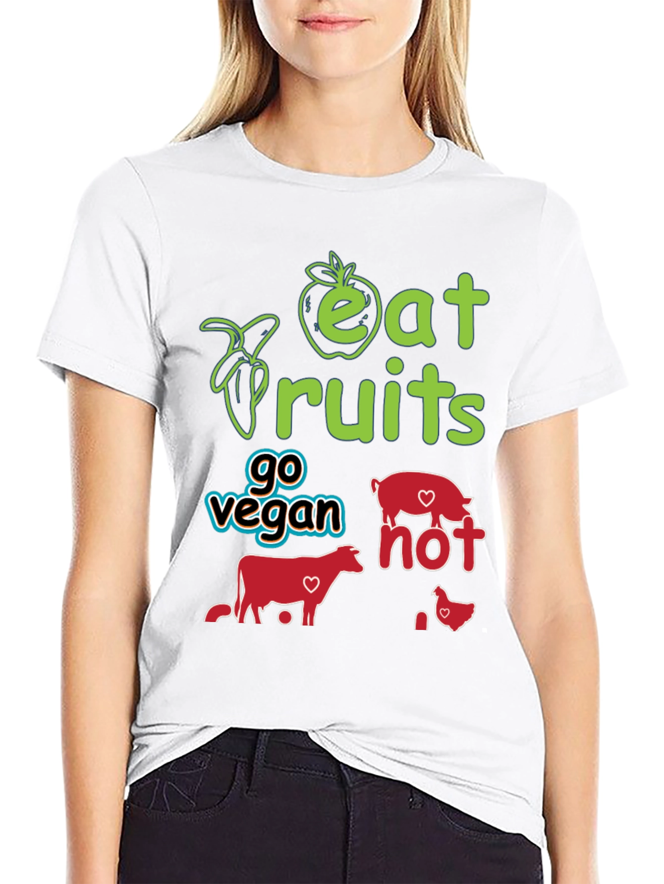 Eat Fruits Go Vegan T-Shirt