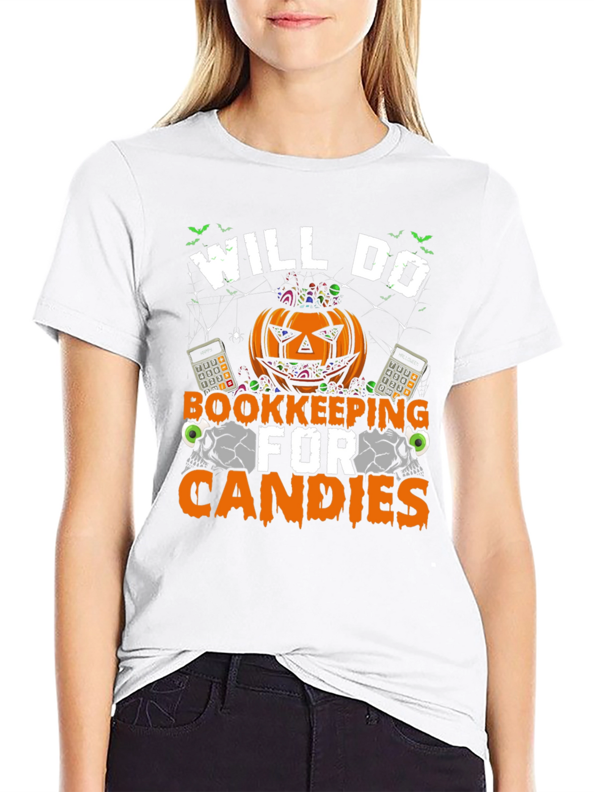 Halloween Bookkeeping for Candies T-Shirt