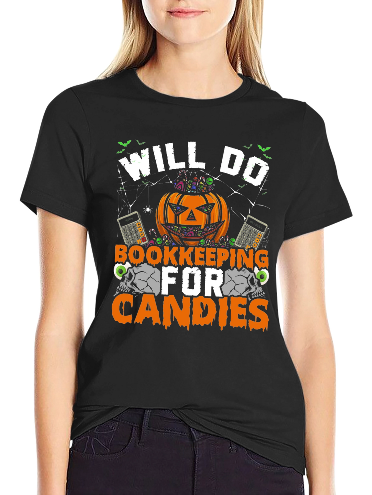 Halloween Bookkeeping for Candies T-Shirt