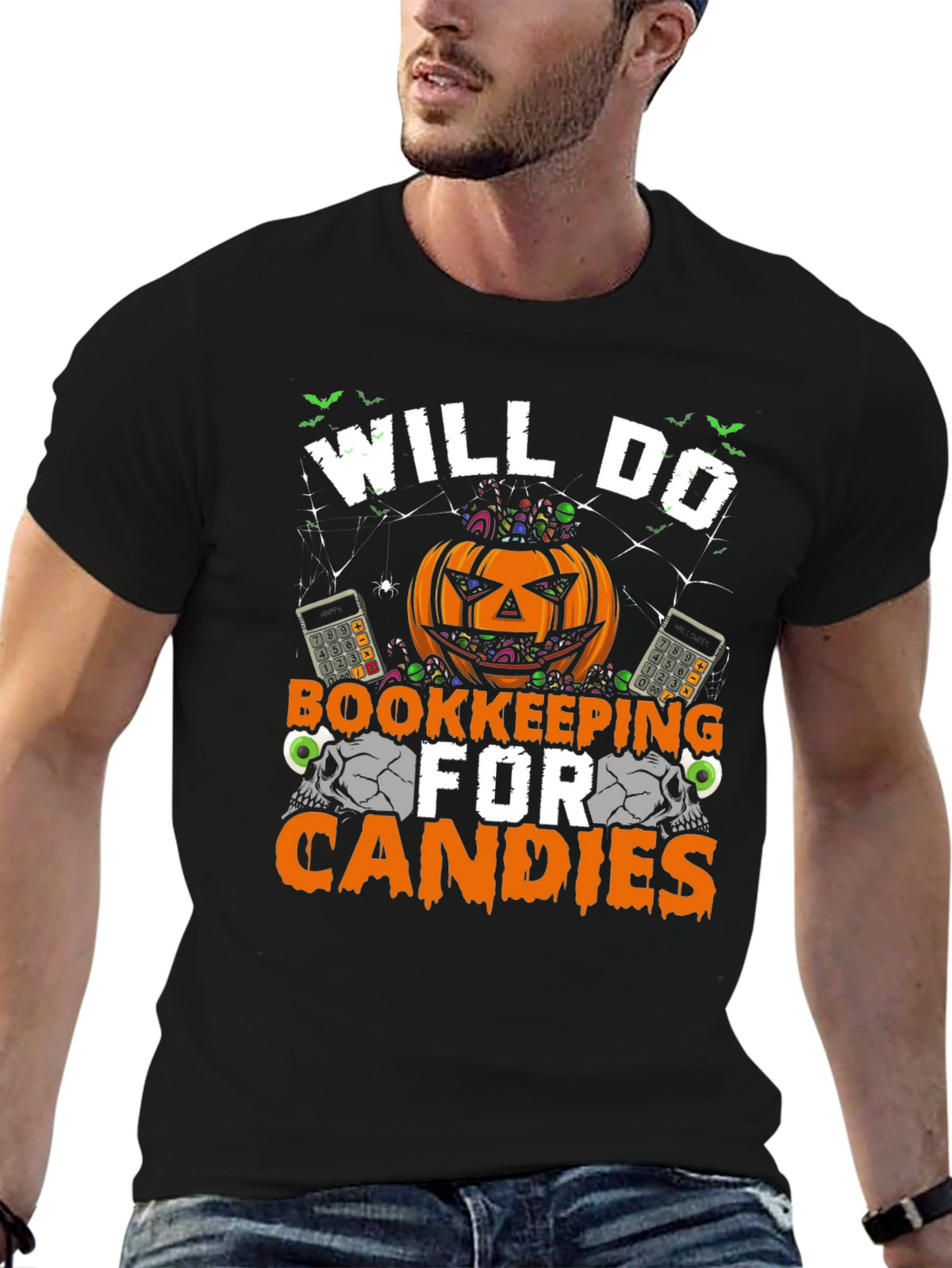 Halloween Bookkeeping for Candies T-Shirt