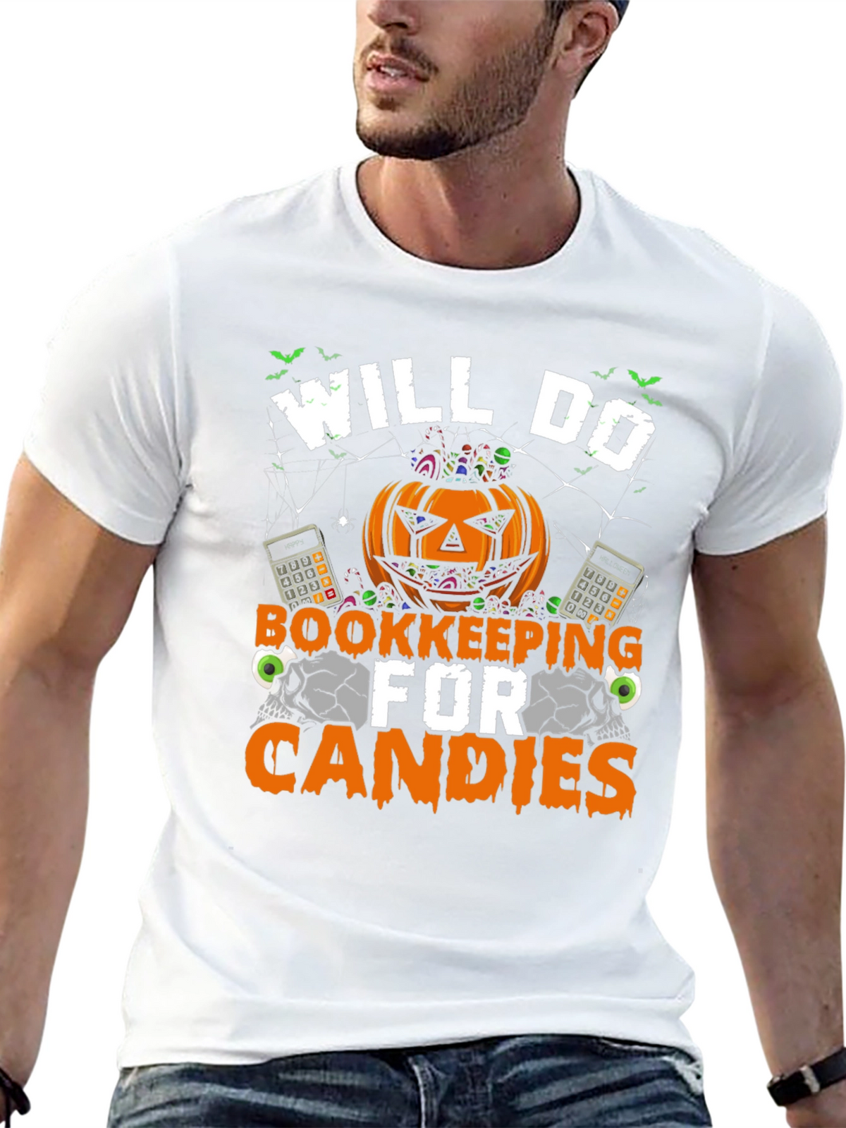 Halloween Bookkeeping for Candies T-Shirt