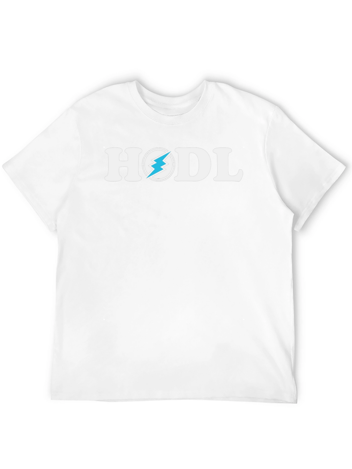 HODL Crypto T-Shirt - Lightning Bolt Design
