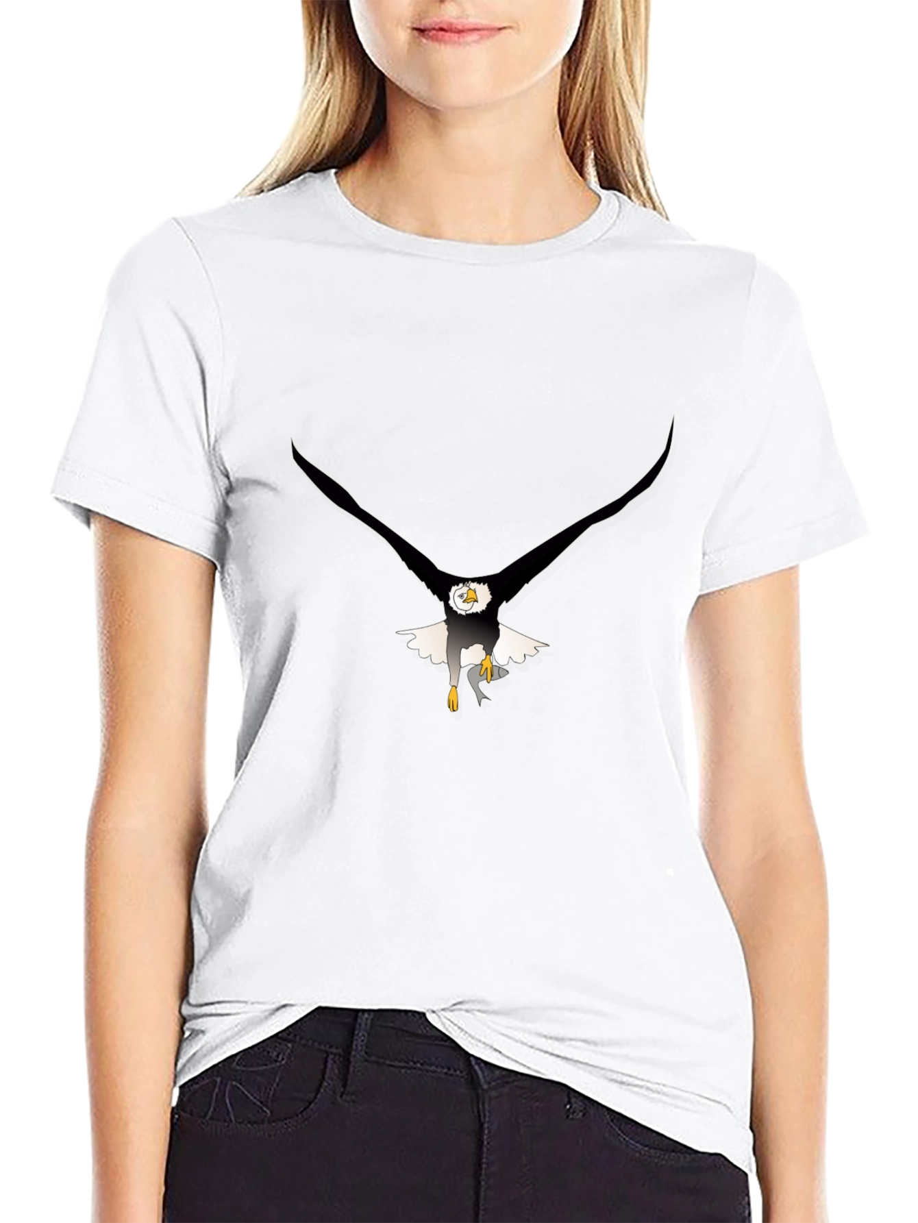 Eagle Graphic Black Tee