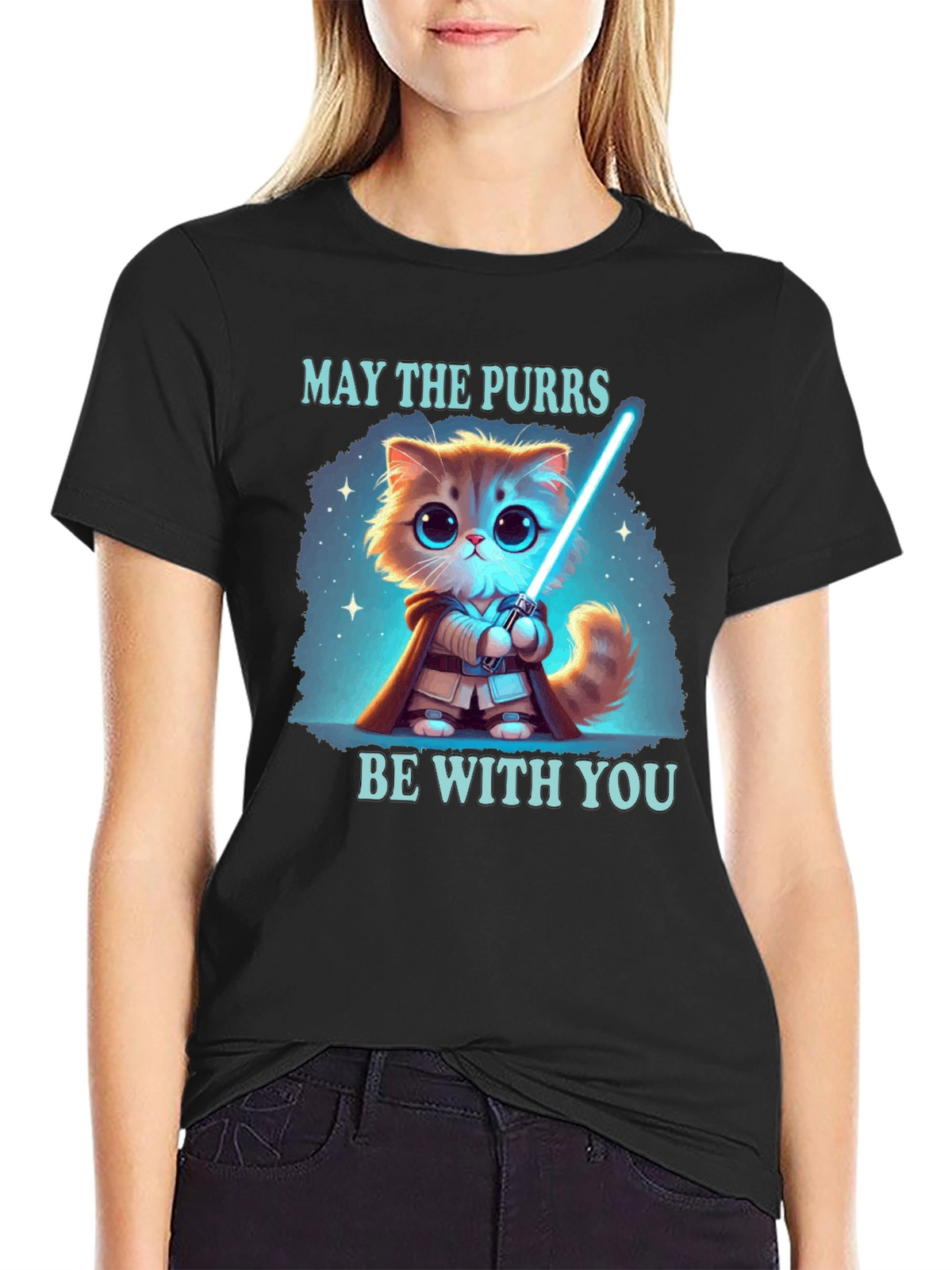 May The Purrs Be With You T-Shirt