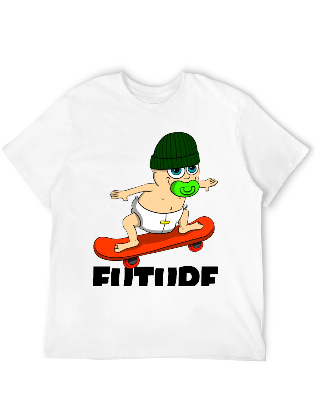 Skateboarding Baby T-Shirt - Future Attitude Tee