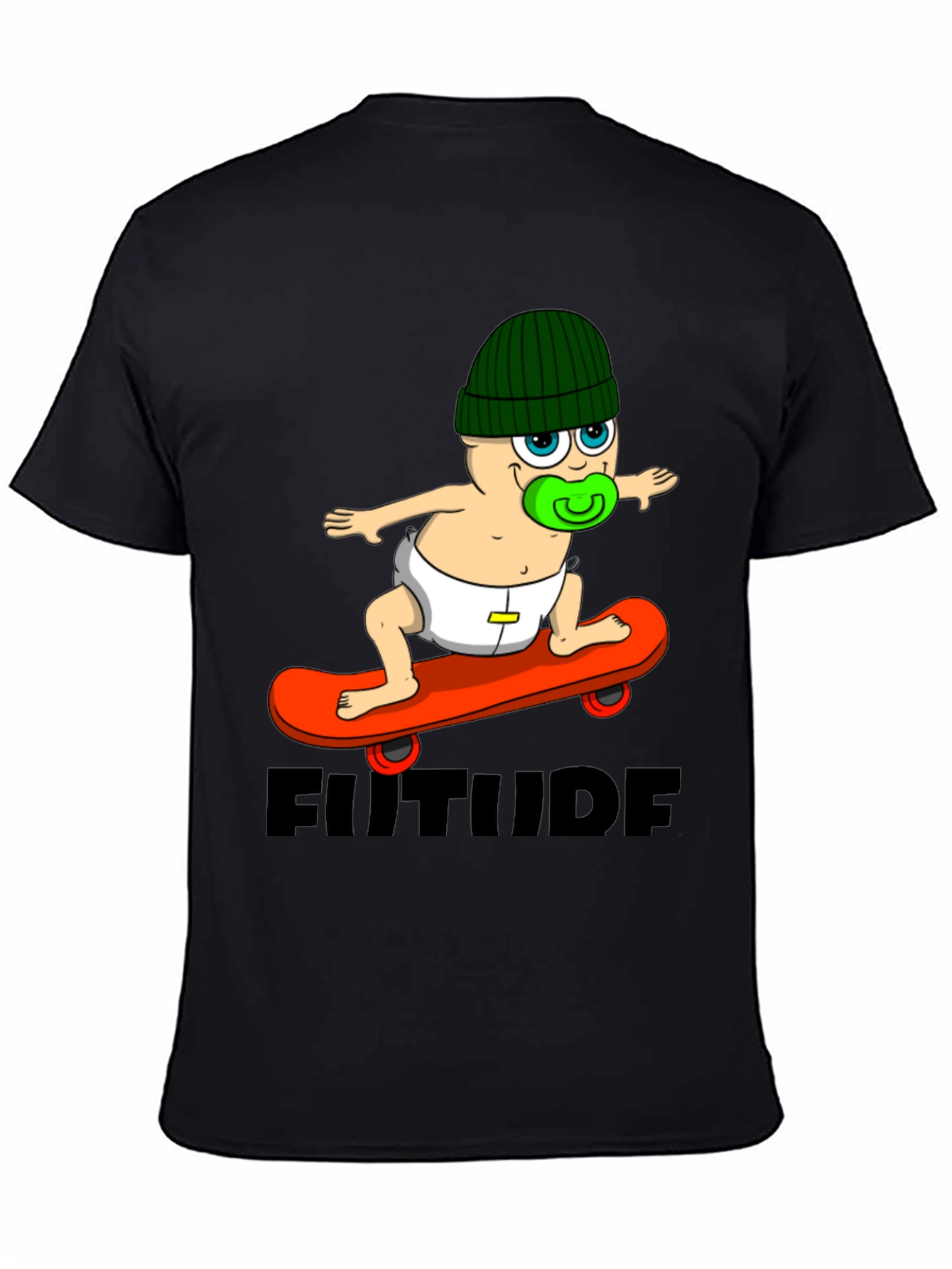 Skateboarding Baby T-Shirt - Future Attitude Tee