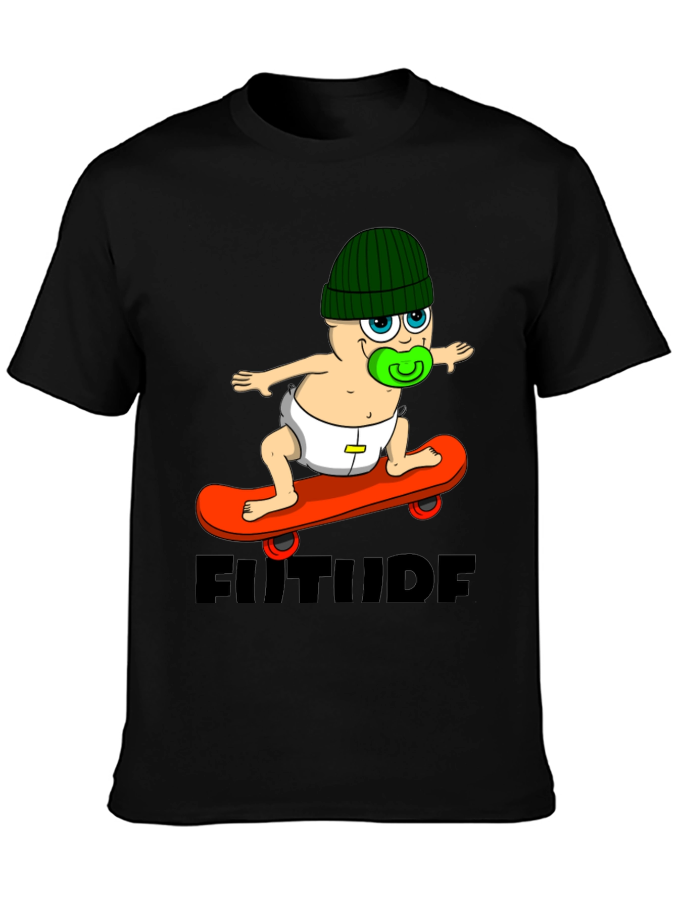 Skateboarding Baby T-Shirt - Future Attitude Tee