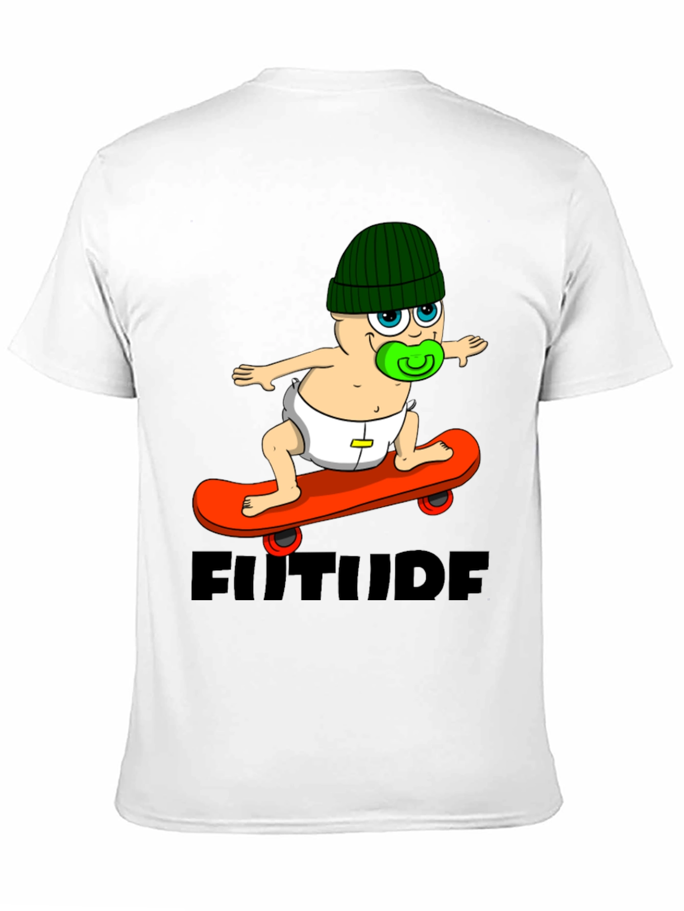 Skateboarding Baby T-Shirt - Future Attitude Tee
