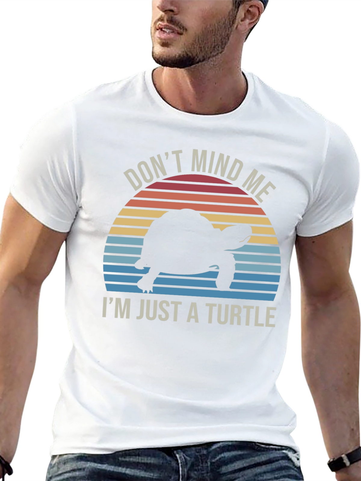 Retro Turtle Graphic T-Shirt