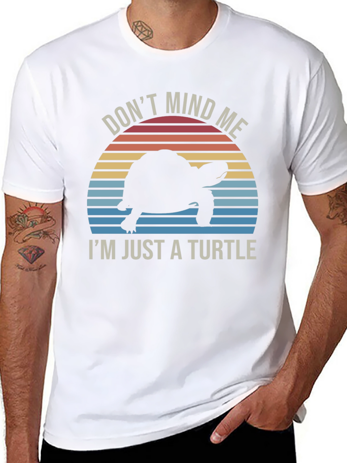 Retro Turtle Graphic T-Shirt