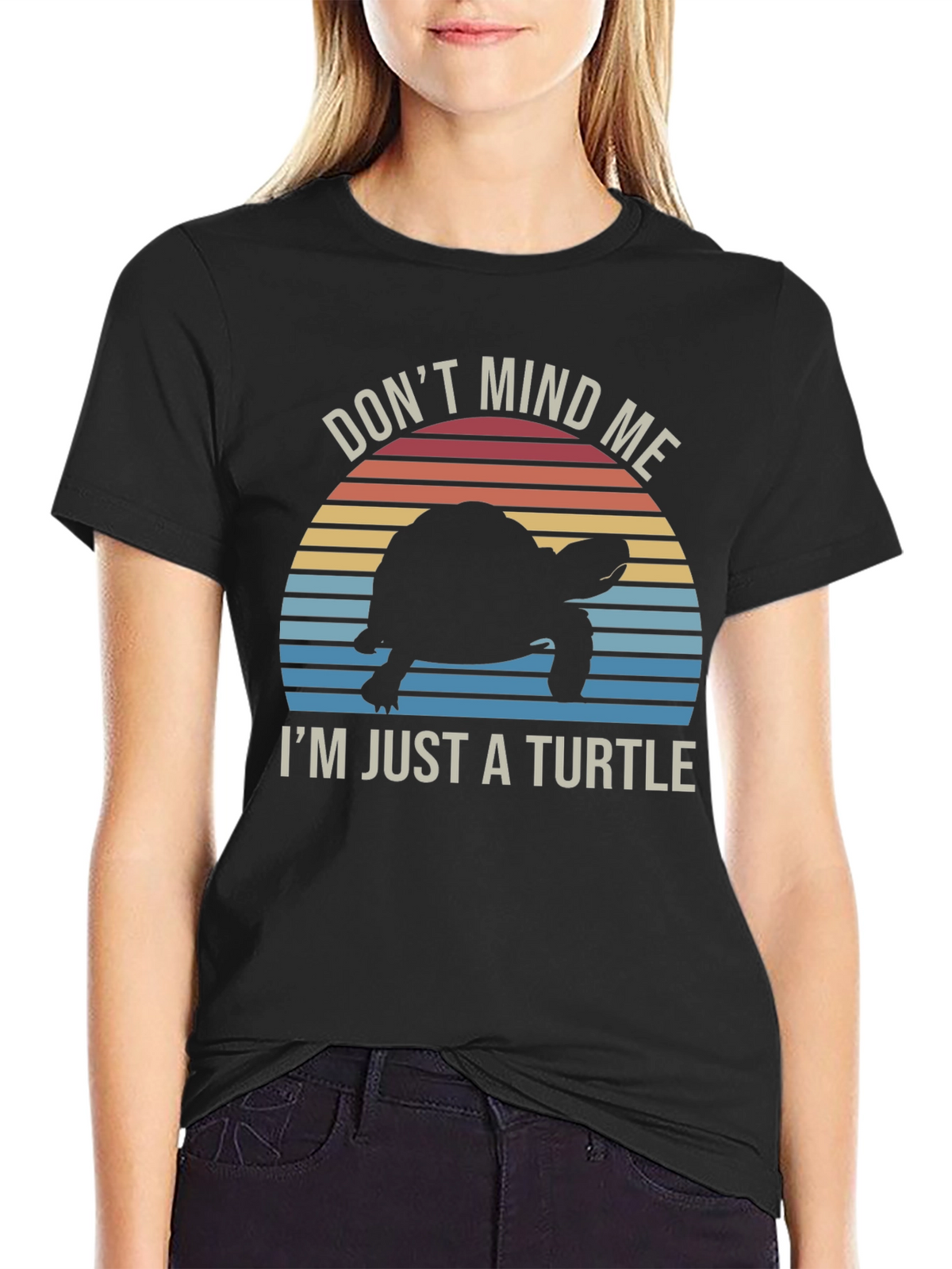 Retro Turtle Graphic T-Shirt