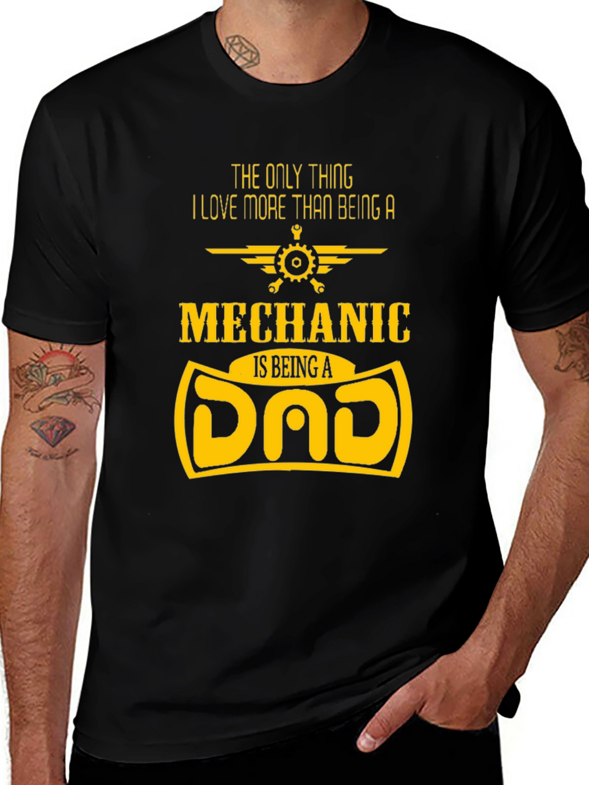 Mechanic Dad T-Shirt - Fathers Day Gift