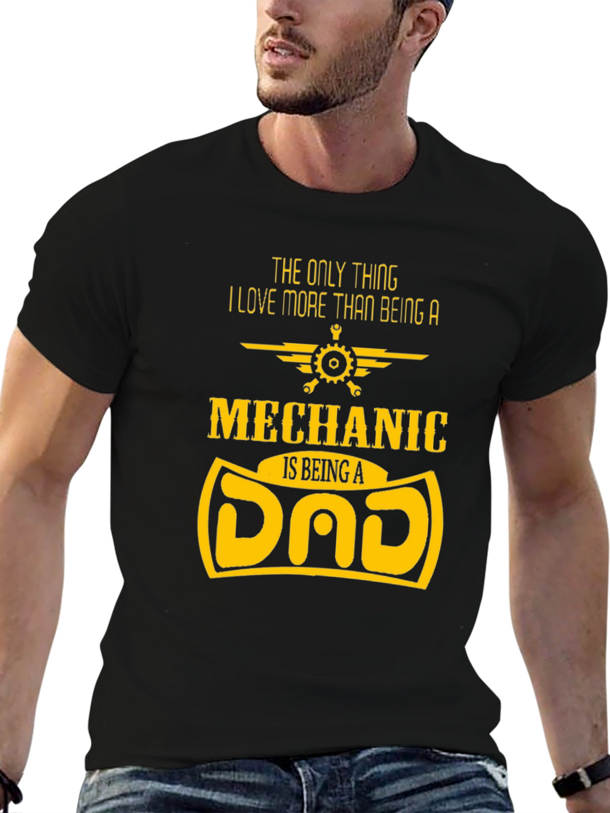 Mechanic Dad T-Shirt - Fathers Day Gift