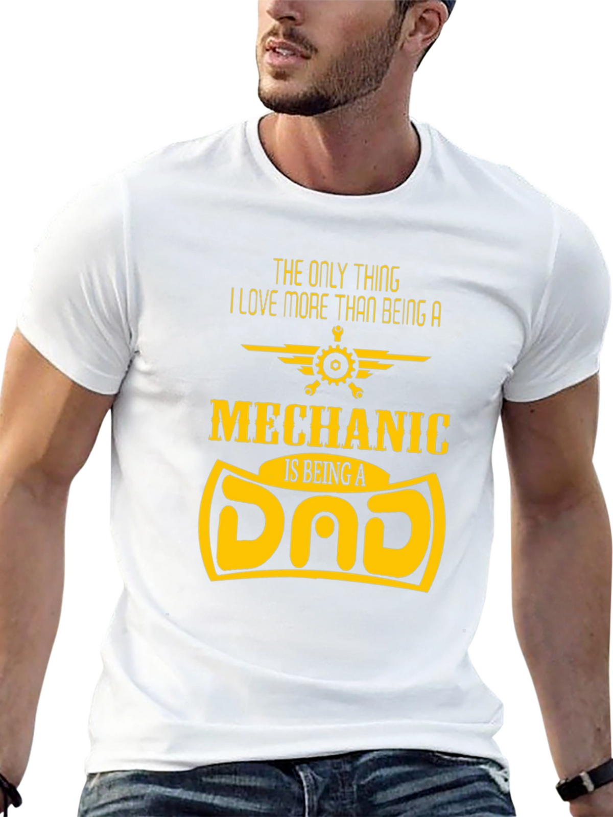 Mechanic Dad T-Shirt - Fathers Day Gift