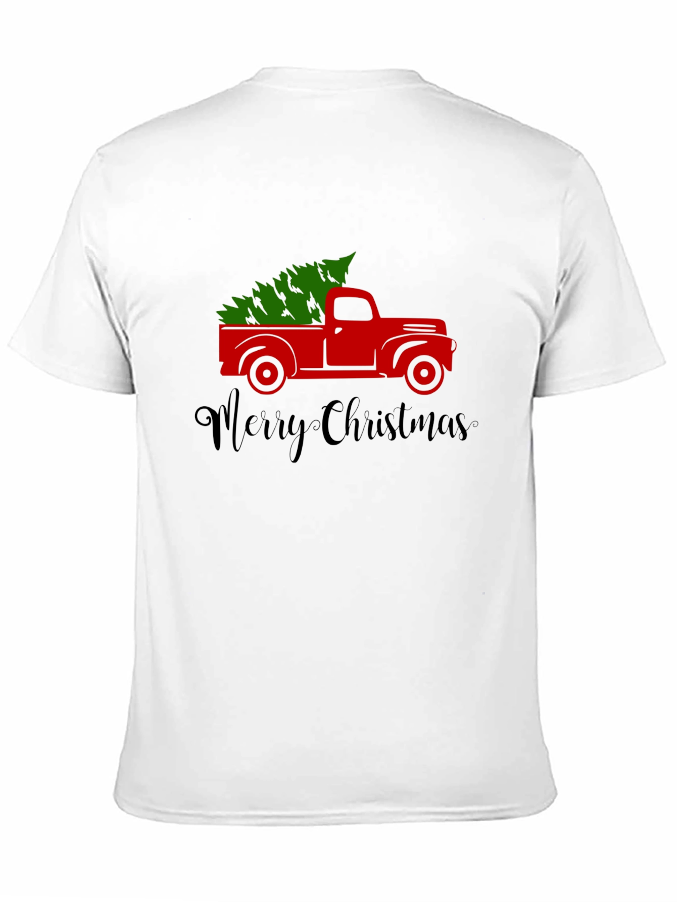 Christmas Truck T-Shirt: Holiday Tree Graphic Tee