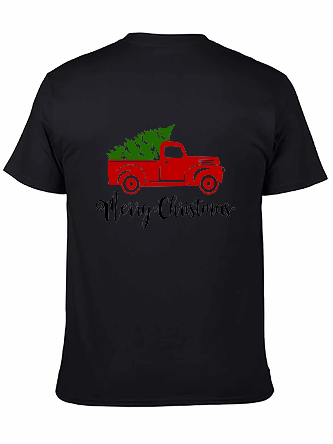 Christmas Truck T-Shirt: Holiday Tree Graphic Tee