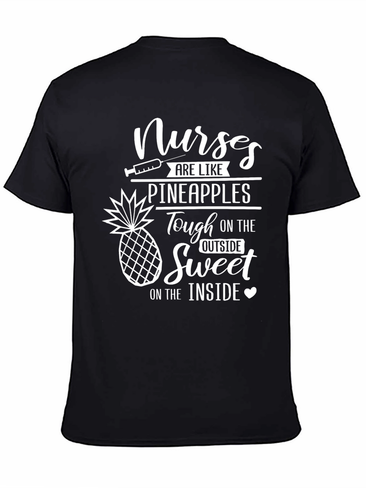 Nurses Pineapples Graphic T-Shirt