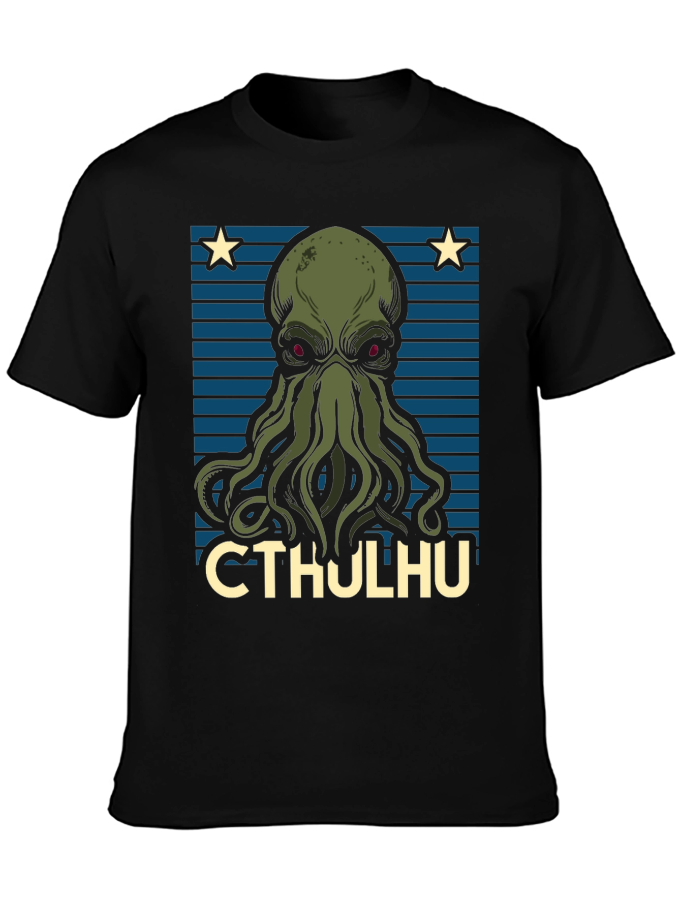 Cthulhu Graphic T-Shirt - Mens Black Tee