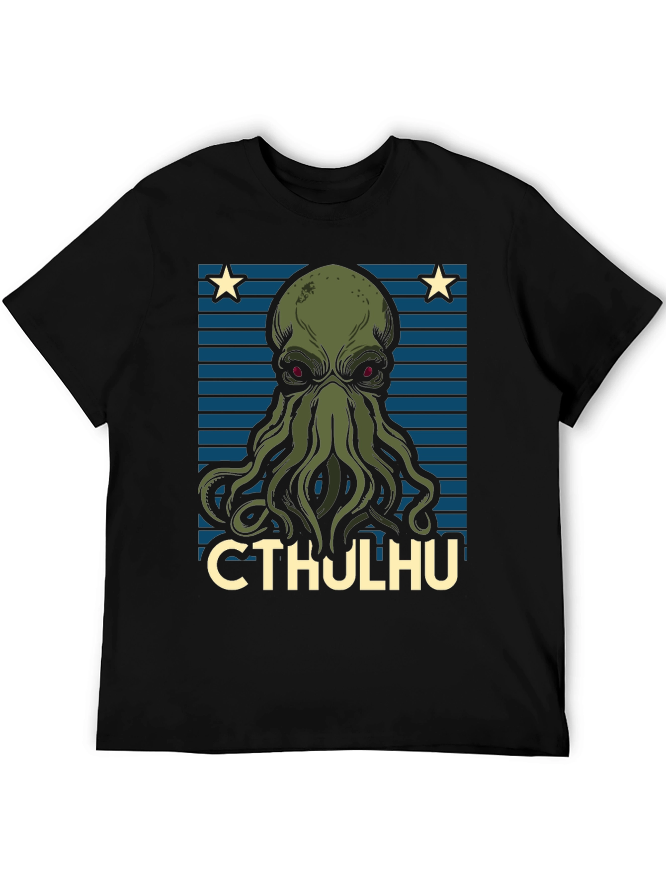 Cthulhu Graphic T-Shirt - Mens Black Tee