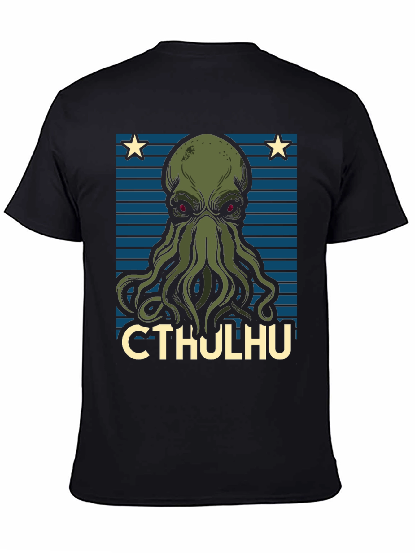 Cthulhu Graphic T-Shirt - Mens Black Tee