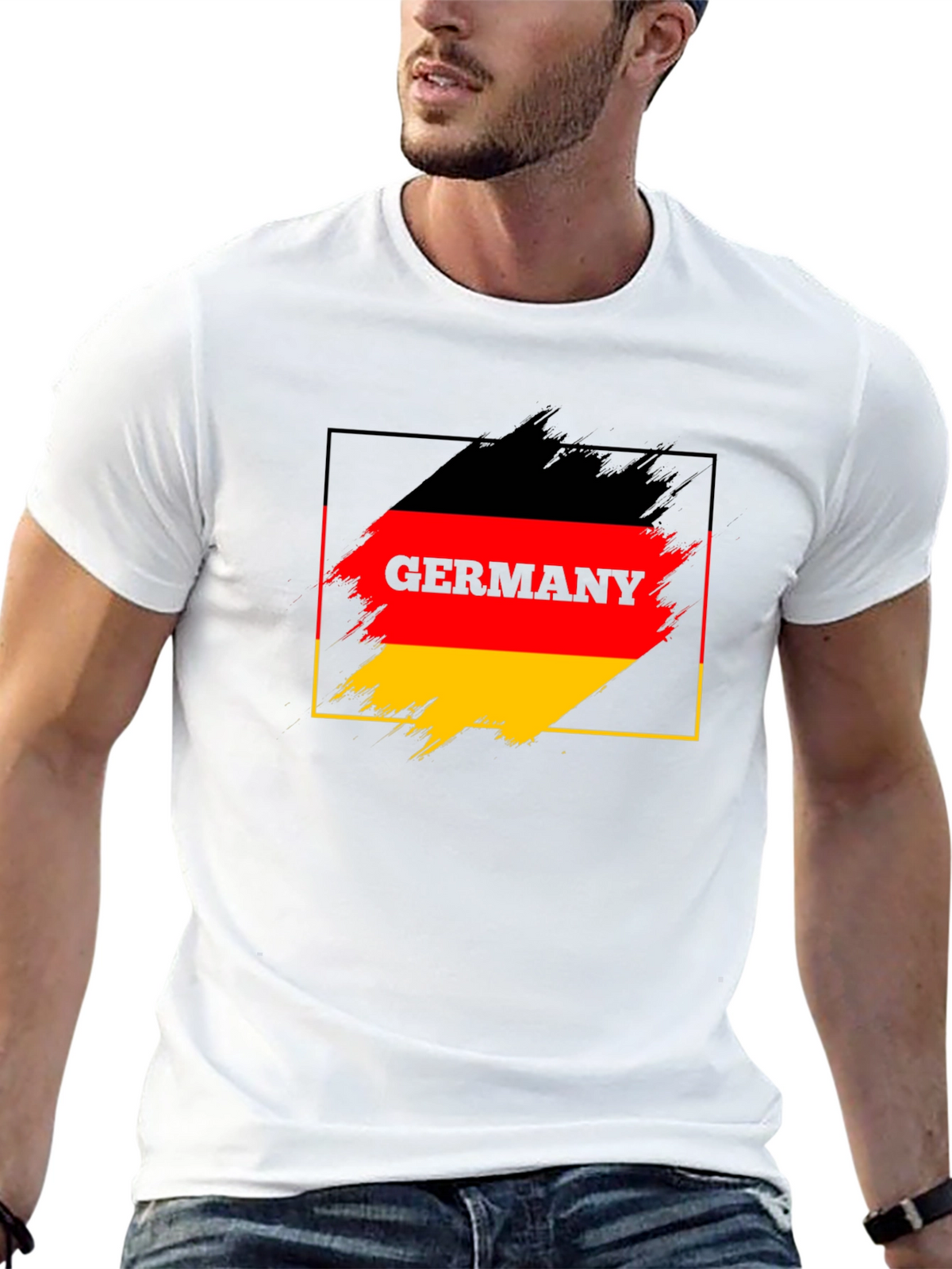 Germany Flag Brushstroke T-Shirt
