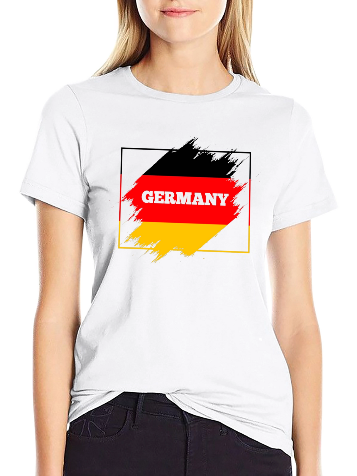 Germany Flag Brushstroke T-Shirt