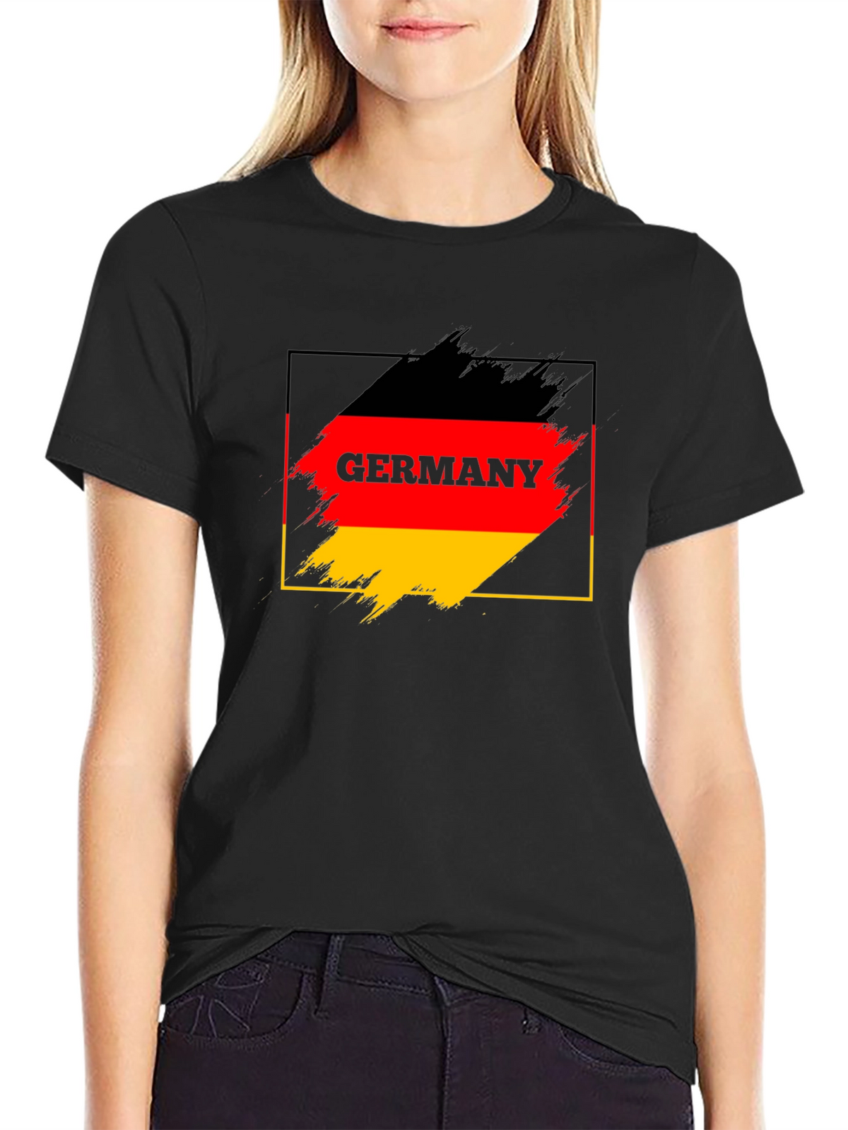 Germany Flag Brushstroke T-Shirt