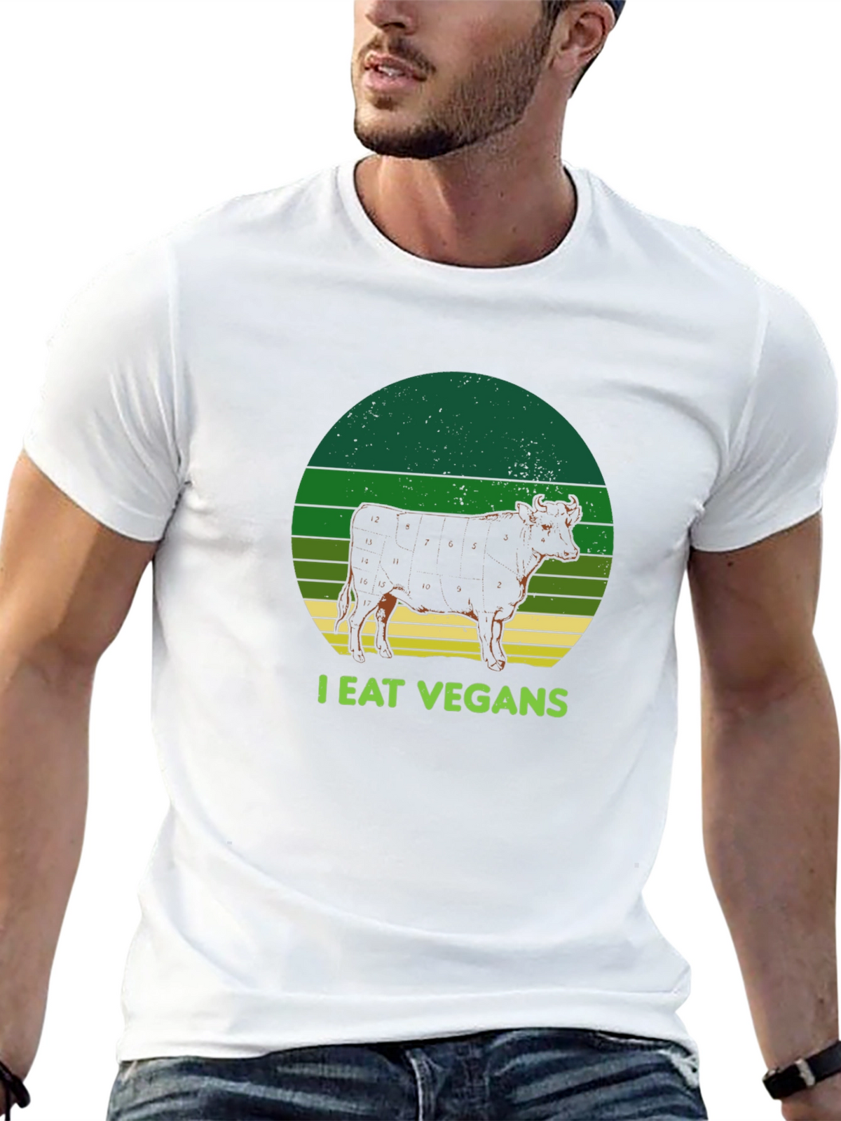 I Eat Vegans T-Shirt - Funny Graphic Tee