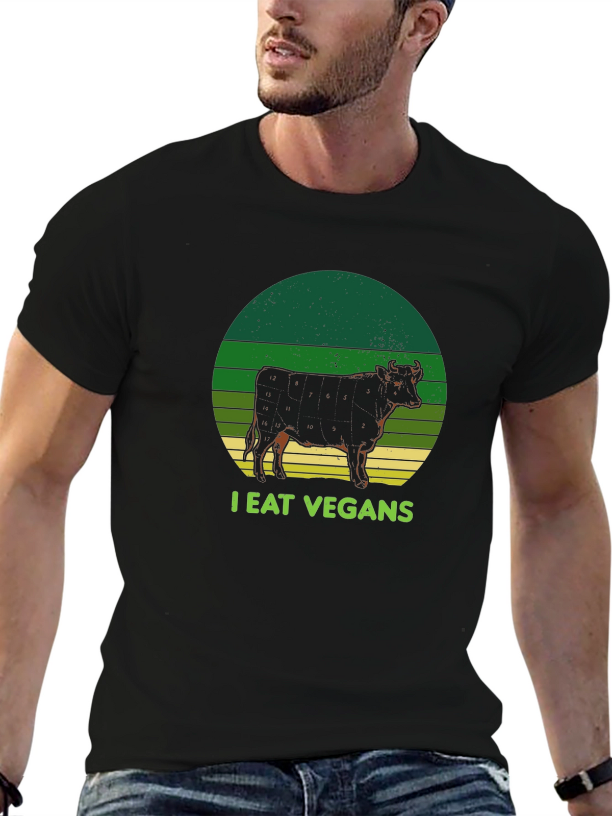 I Eat Vegans T-Shirt - Funny Graphic Tee
