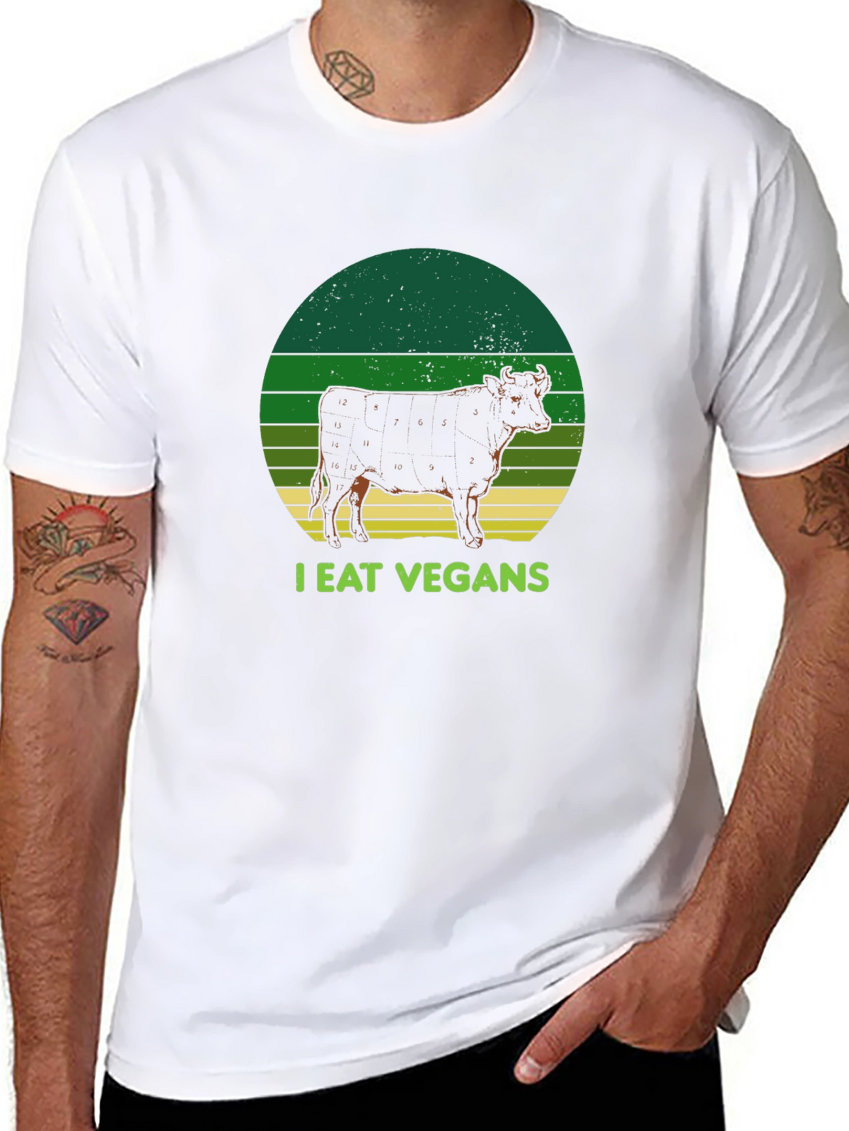 I Eat Vegans T-Shirt - Funny Graphic Tee