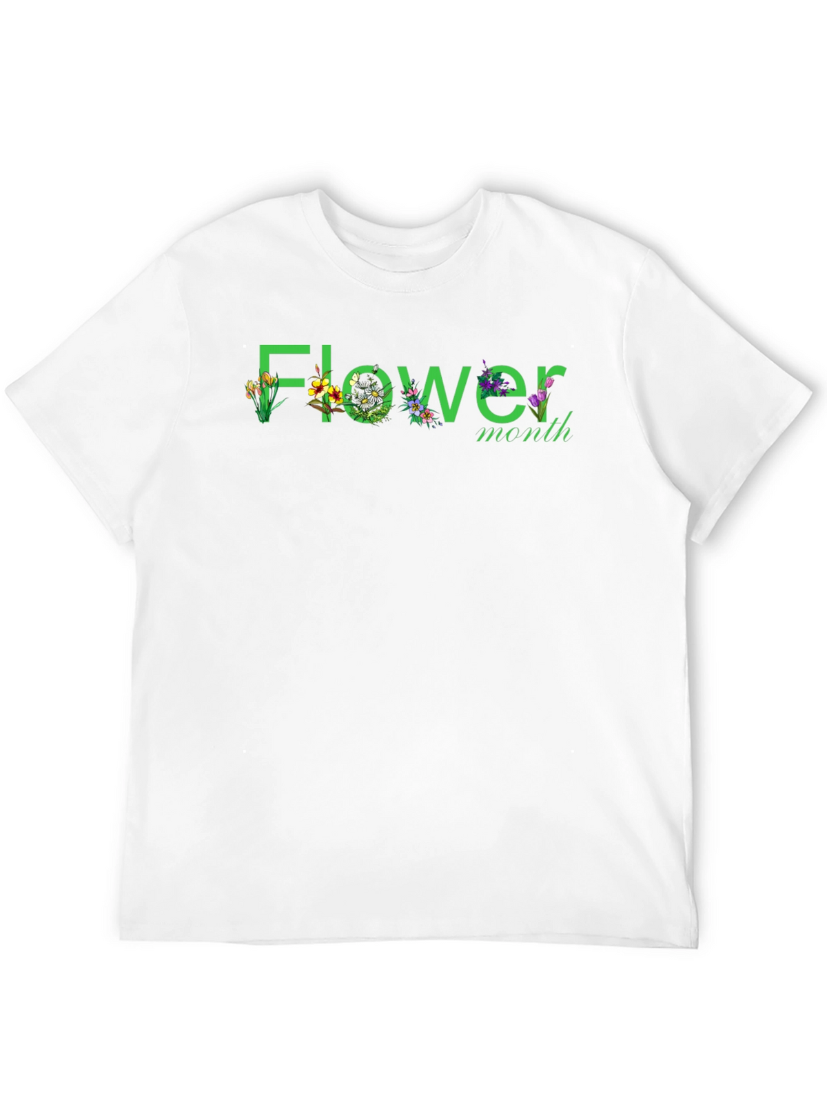 Flower Month Graphic T-Shirt