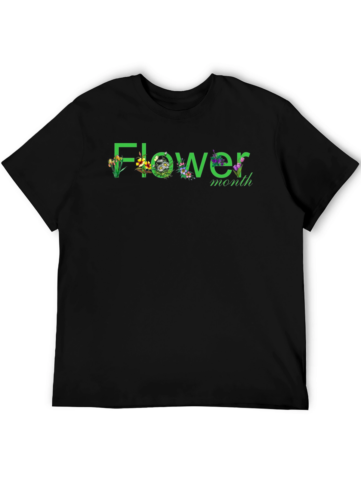 Flower Month Graphic T-Shirt