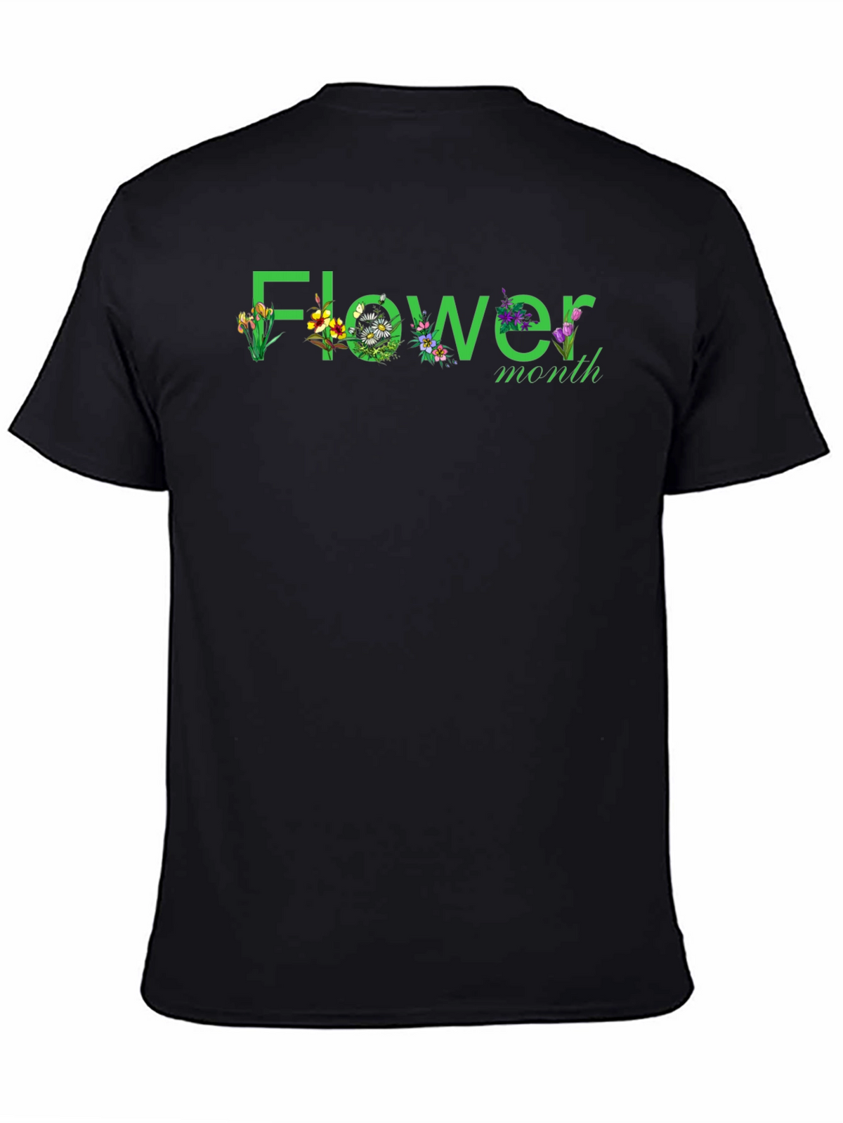 Flower Month Graphic T-Shirt