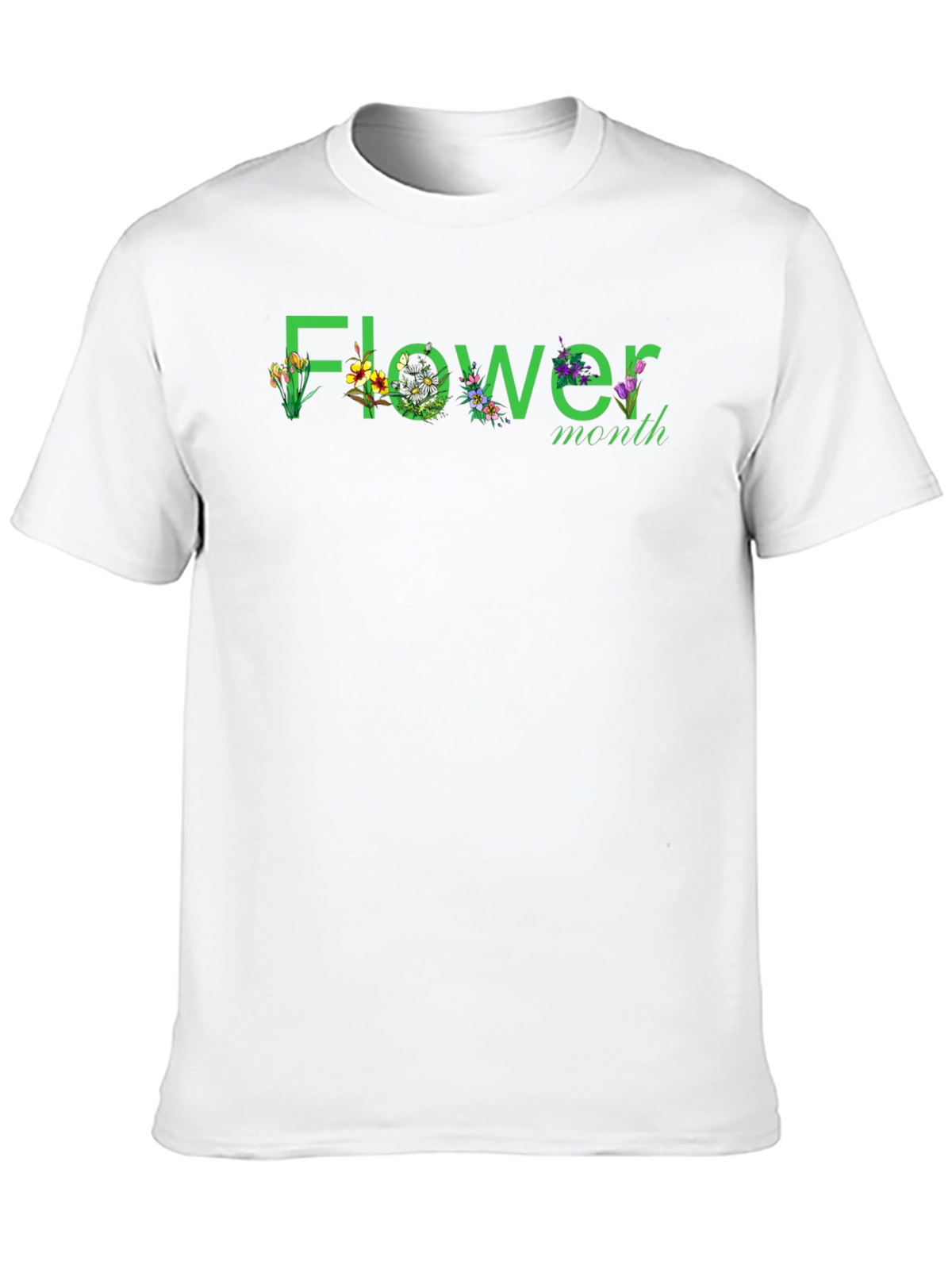 Flower Month Graphic T-Shirt