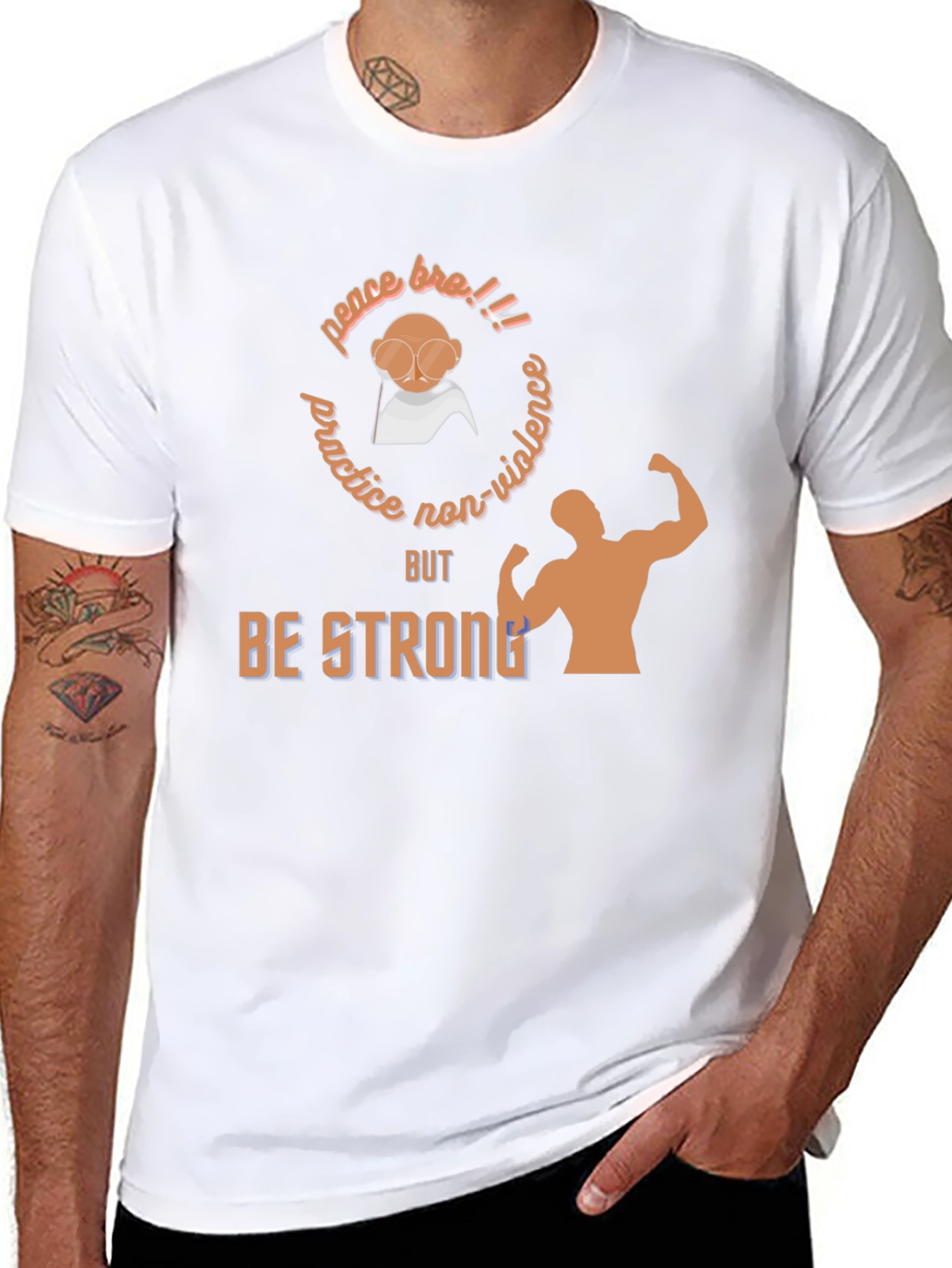 Practice Non-Violence But Be Strong T-Shirt