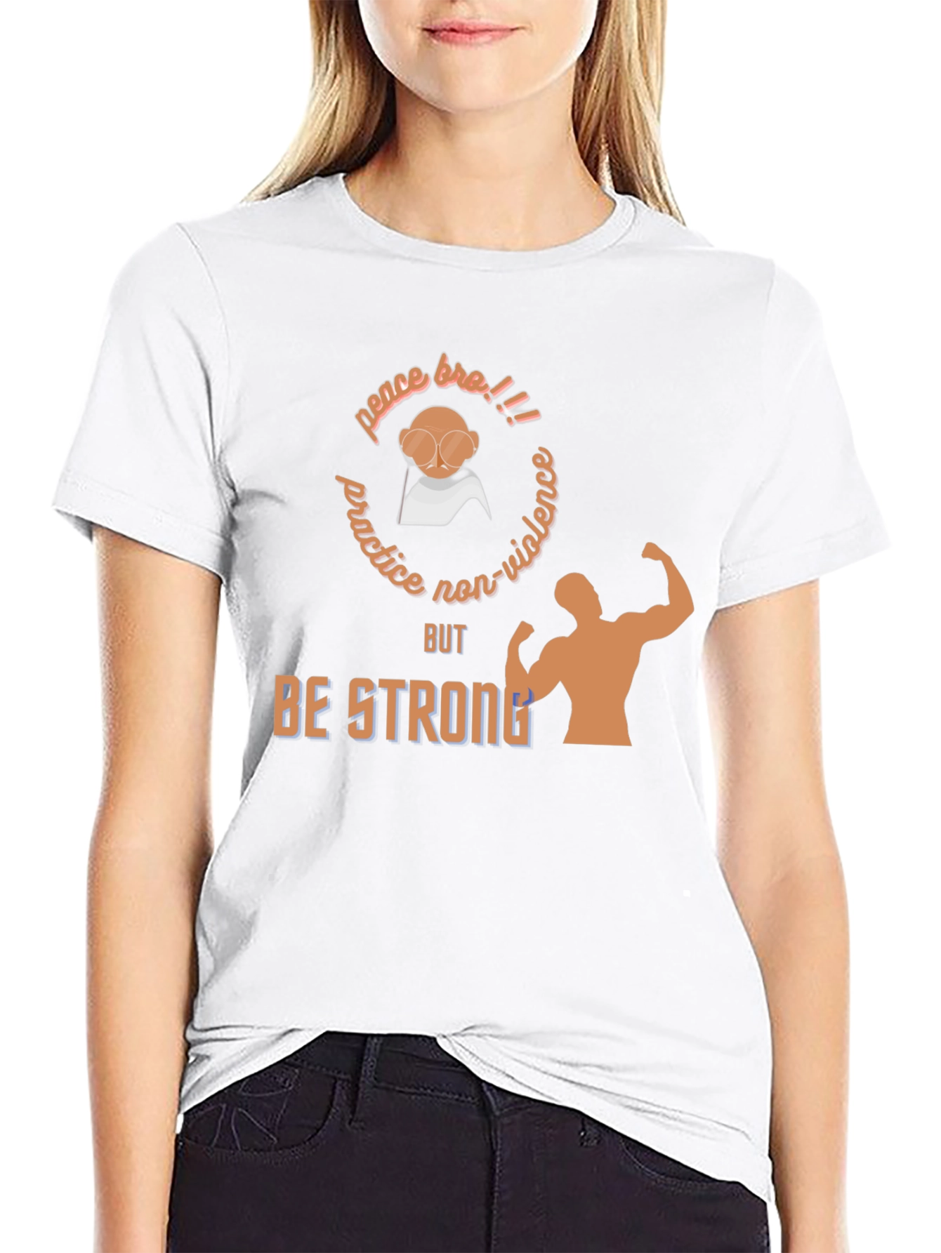 Practice Non-Violence But Be Strong T-Shirt