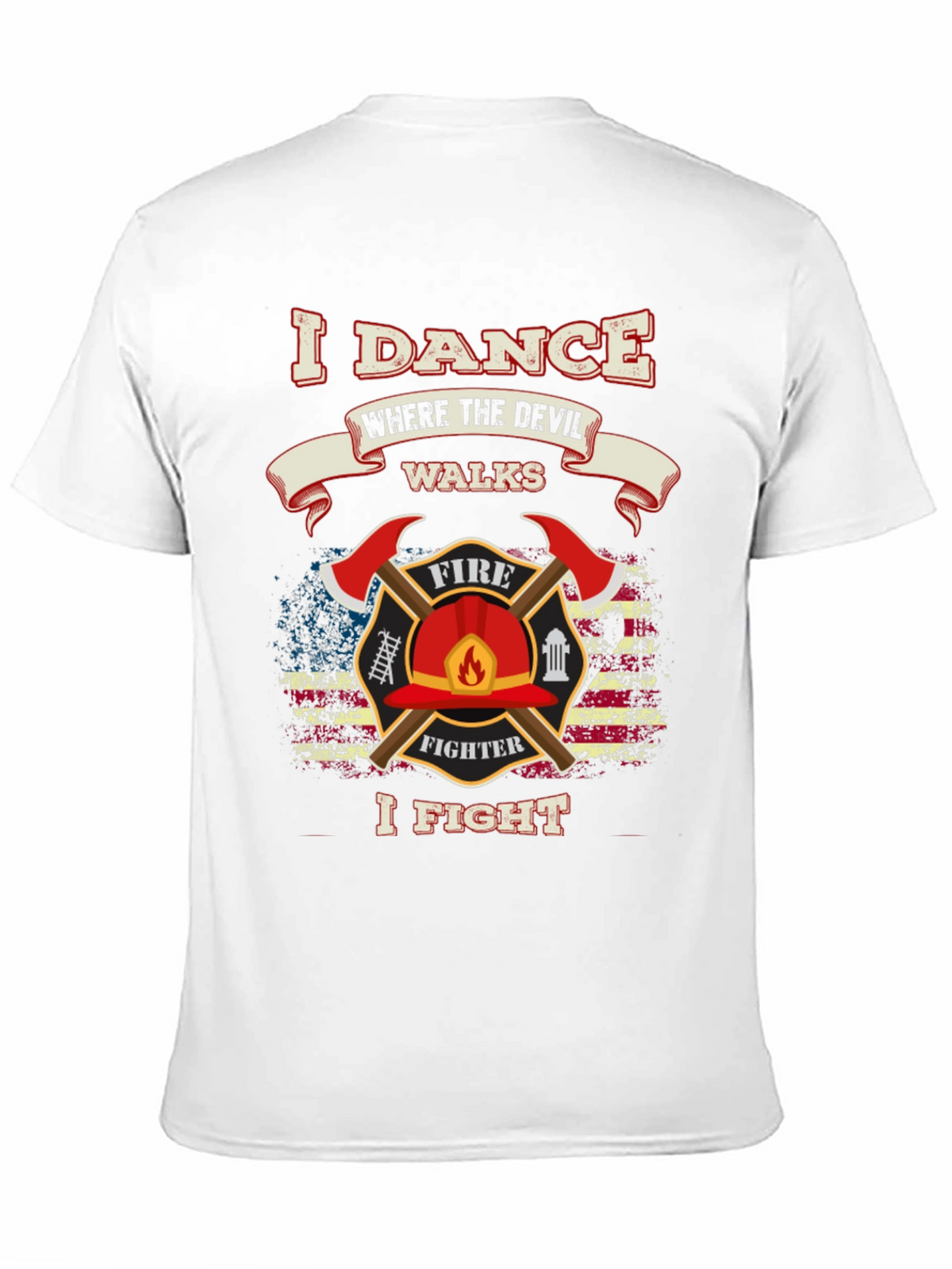 Firefighter Dance Fight Graphic Tee