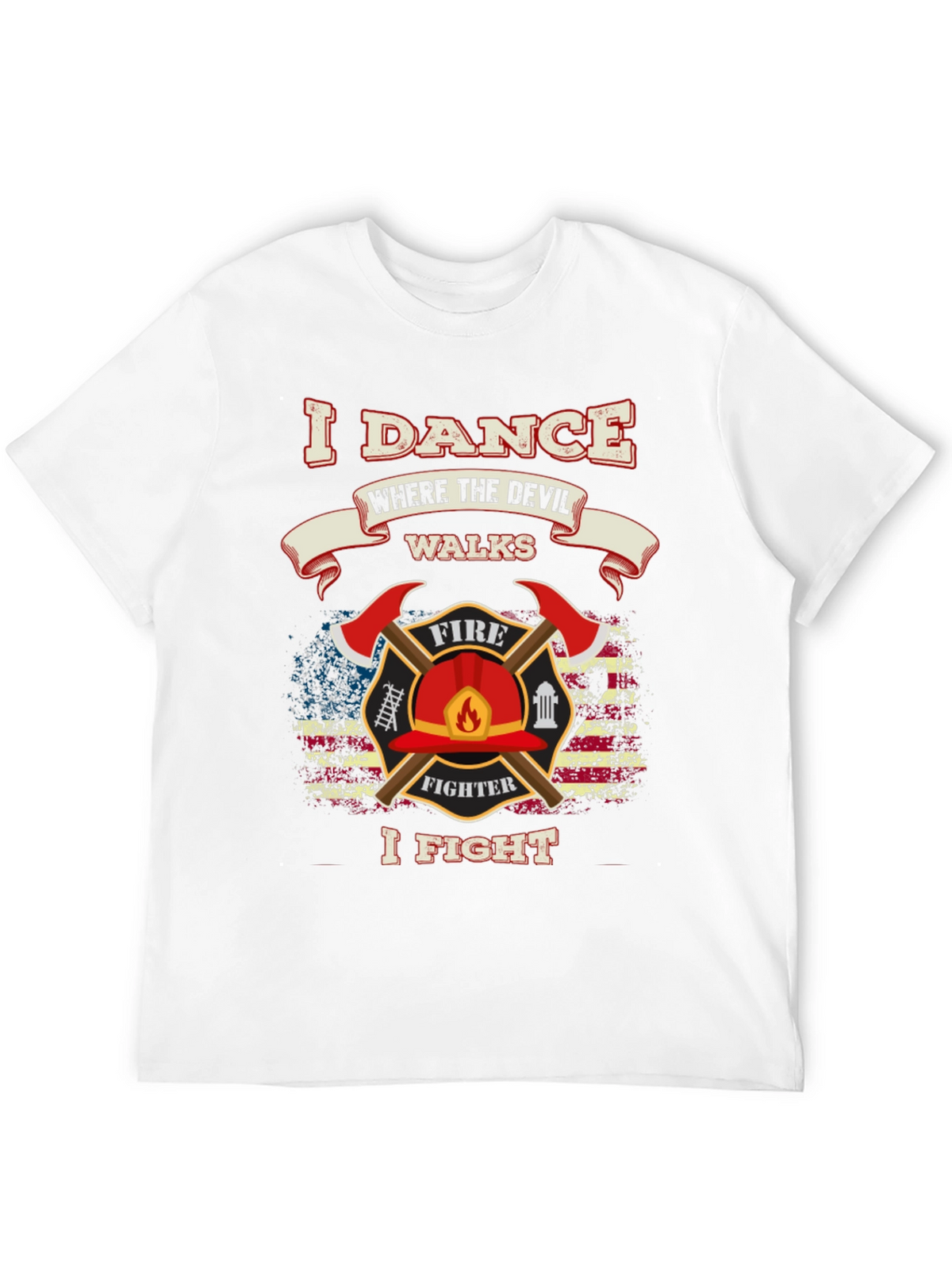 Firefighter Dance Fight Graphic Tee