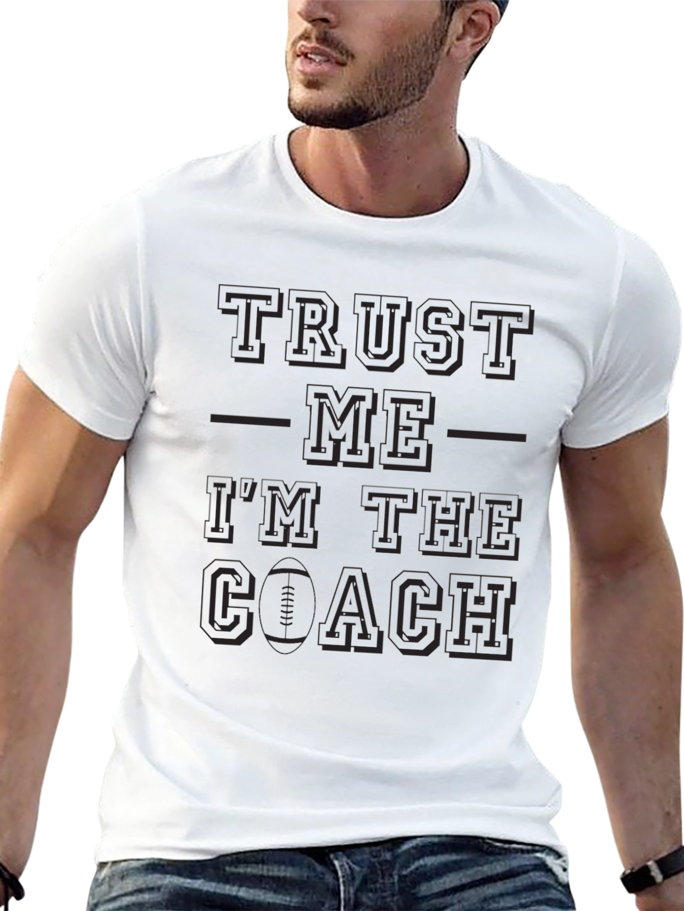 Trust Me Im The Coach Black T-Shirt