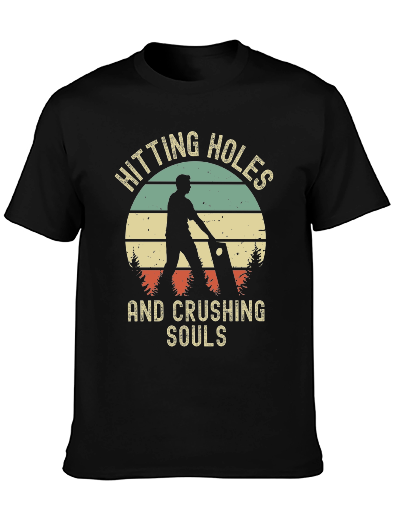 Hitting Holes and Crushing Souls Graphic Tee