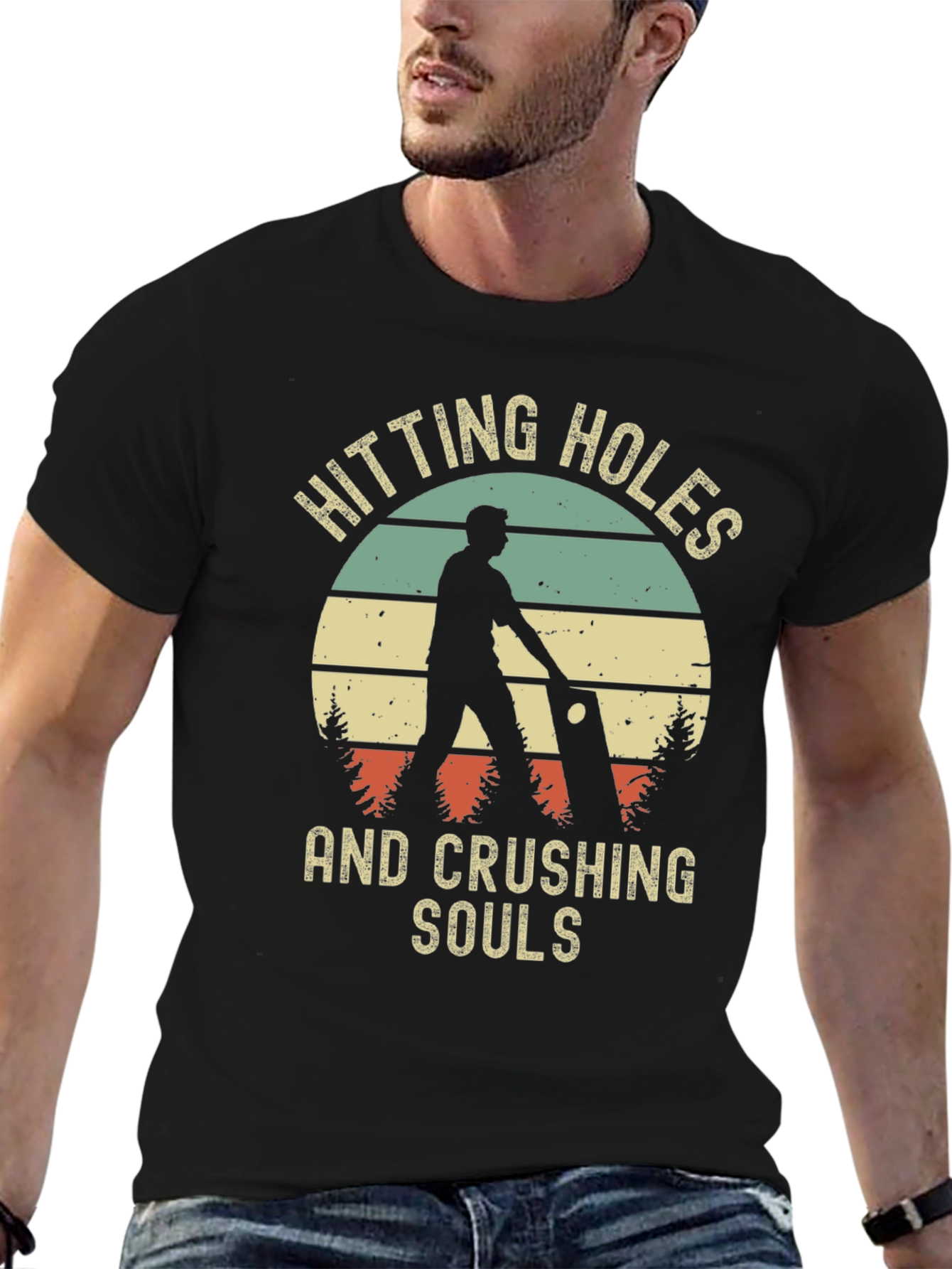 Hitting Holes and Crushing Souls Graphic Tee